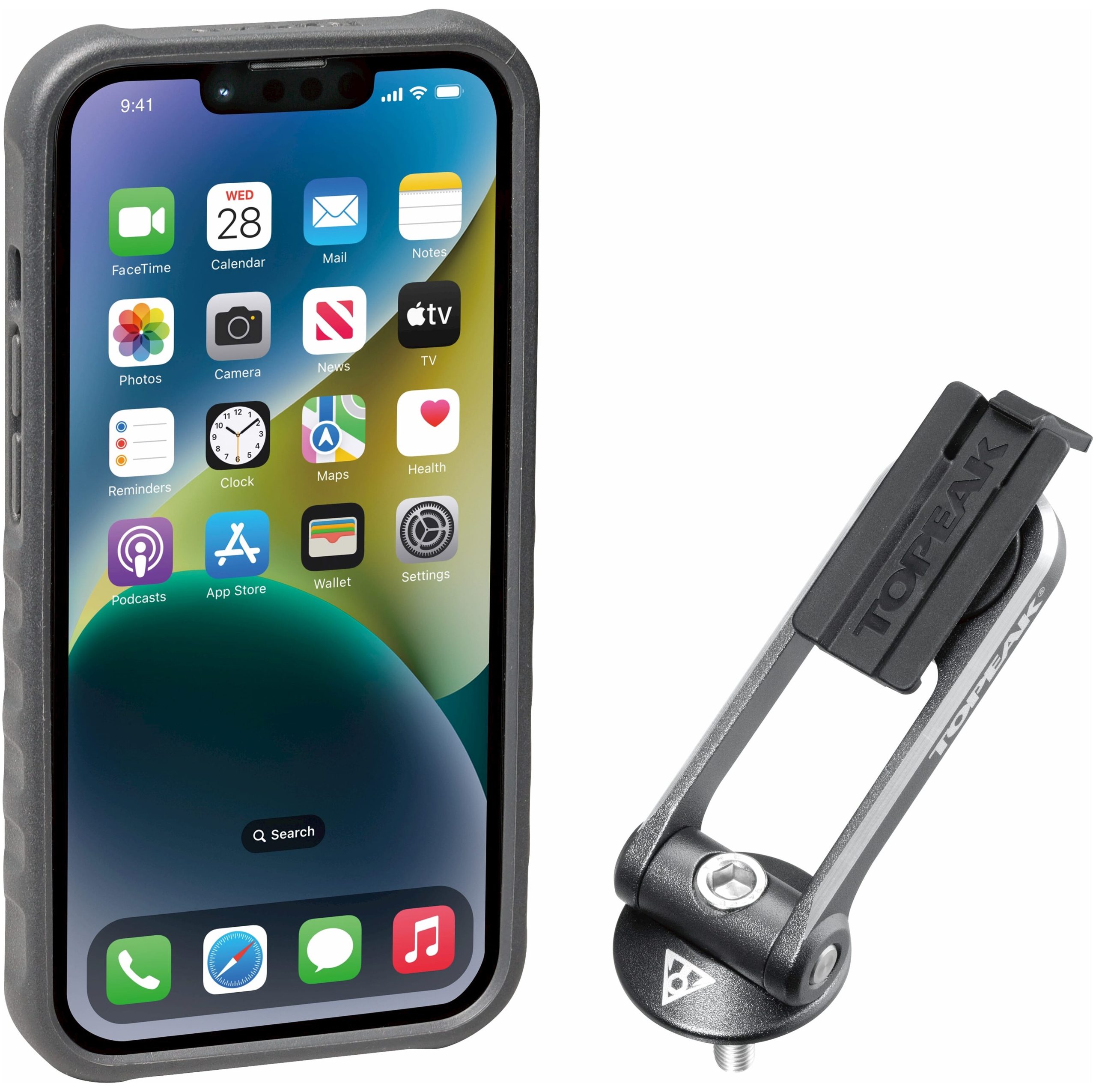 Topeak telefoonhouder RideCase iPhone 14 & bevestiging