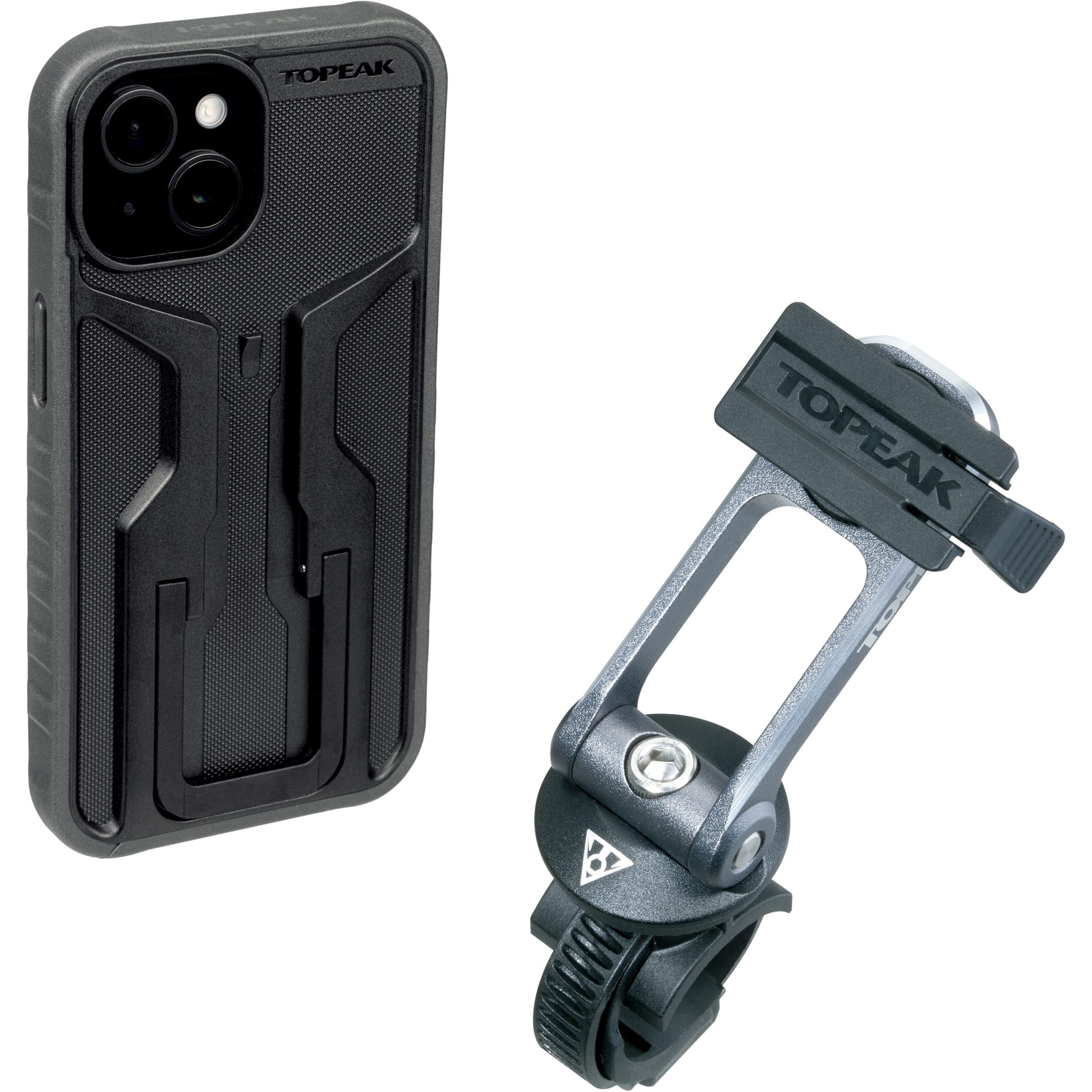Topeak telefoonhouder RideCase iPhone 15 Plus & bevestiging