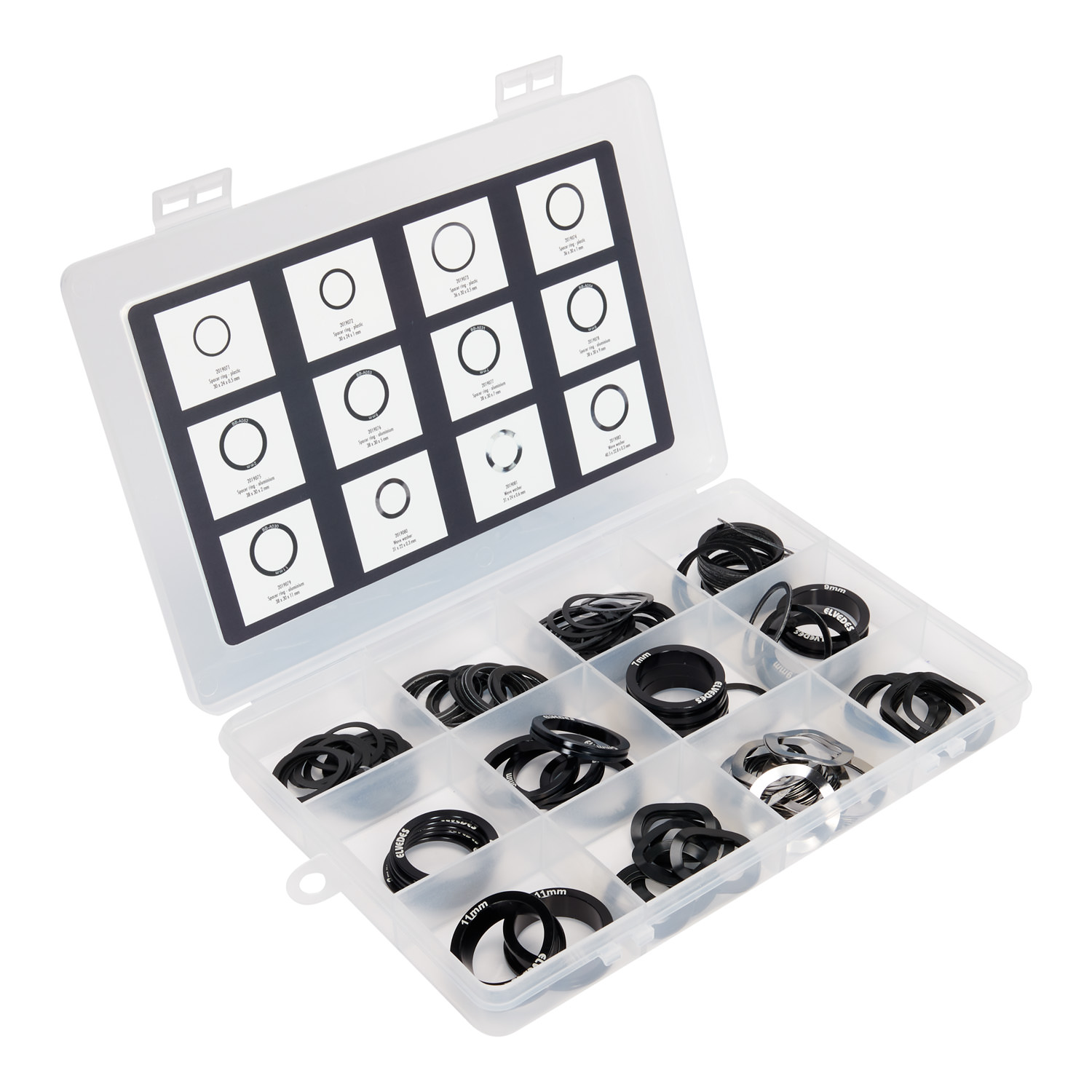 Elvedes trapas afstandhouders 12 types 157st