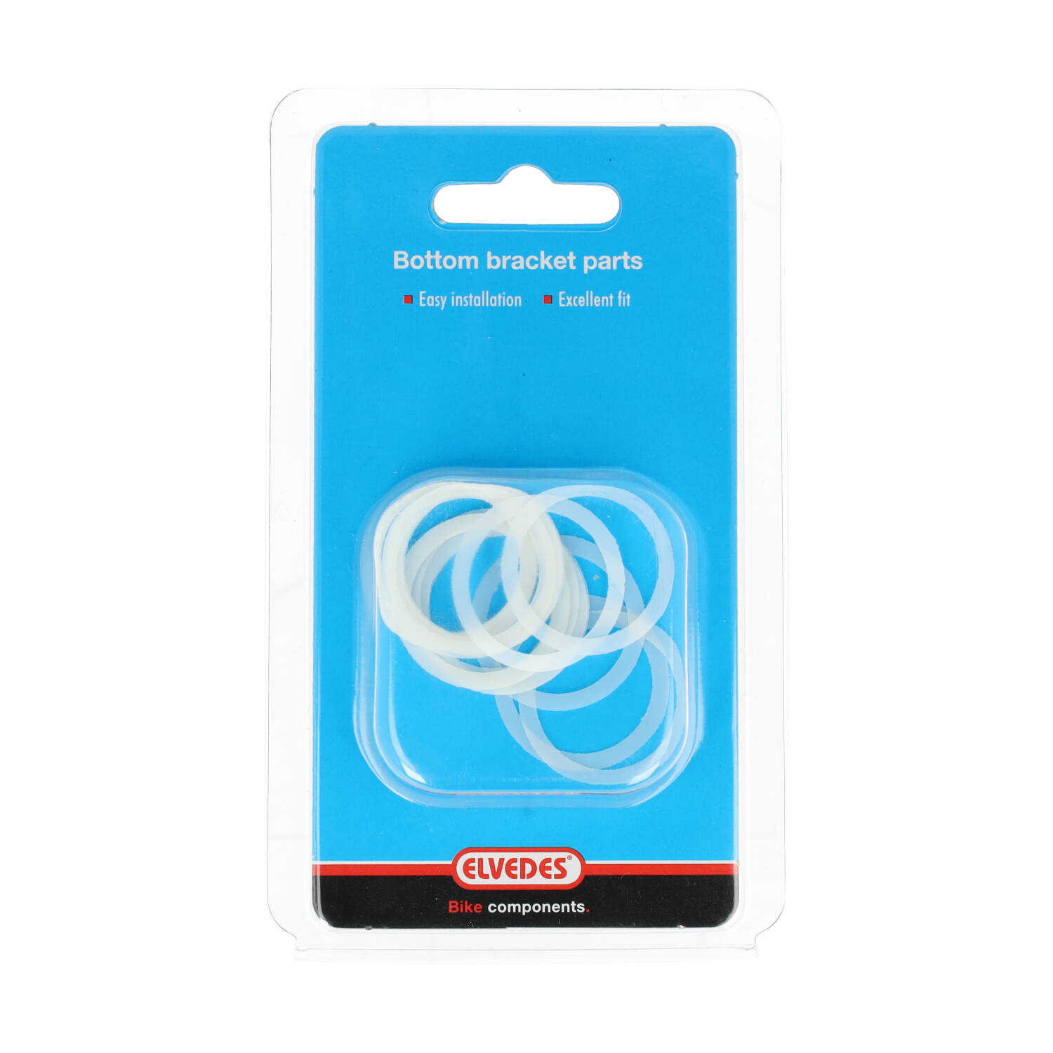 Elvedes plastic trapas afstandhouder 30x24 x0.2mm (20)