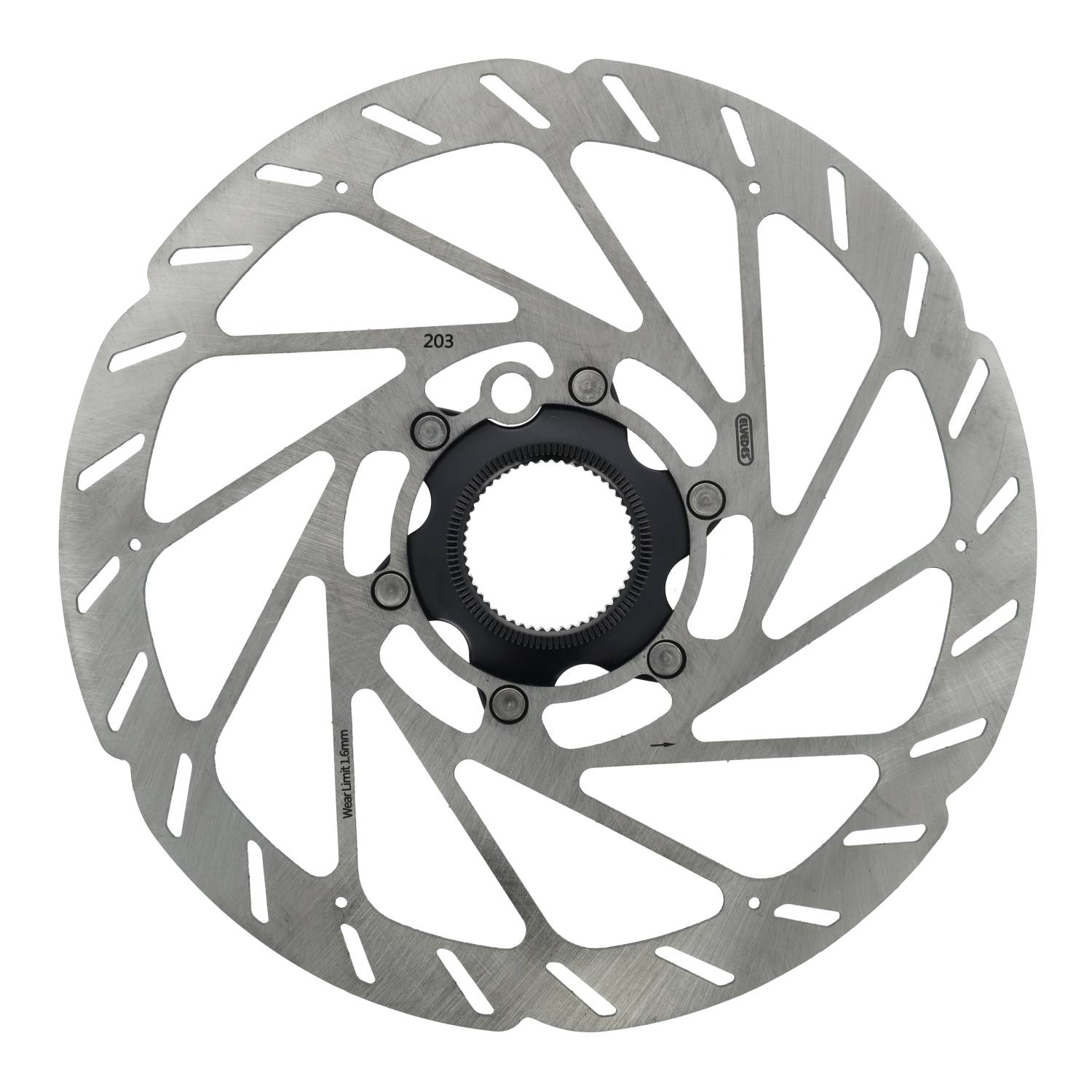 Elvedes remschijf 203mm centerlock 1.8mm + sensor magneet