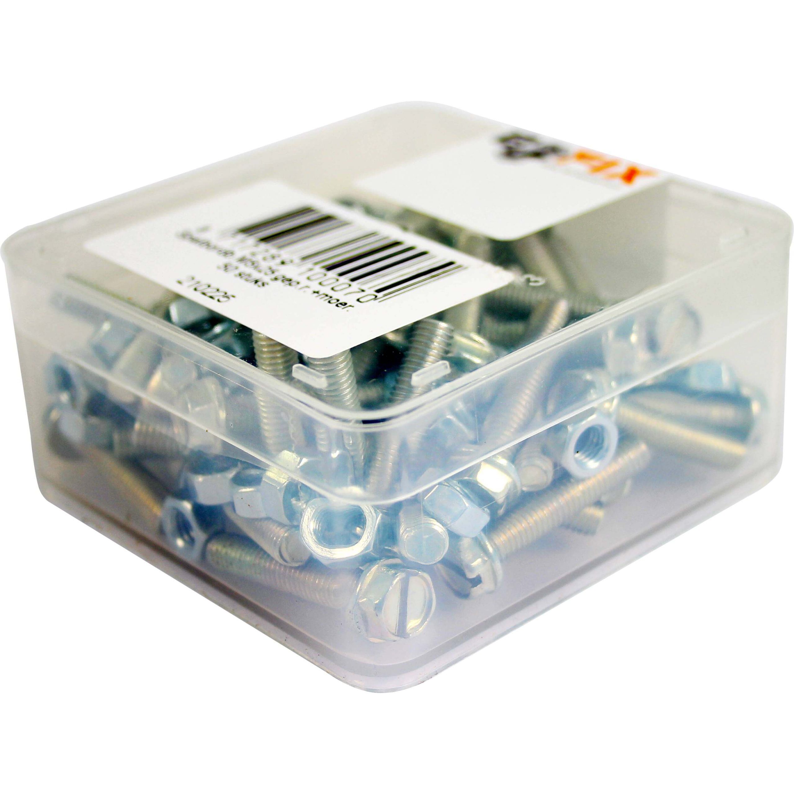 Bofix doos spatbordbout M5x25 + moer (50 stuks)