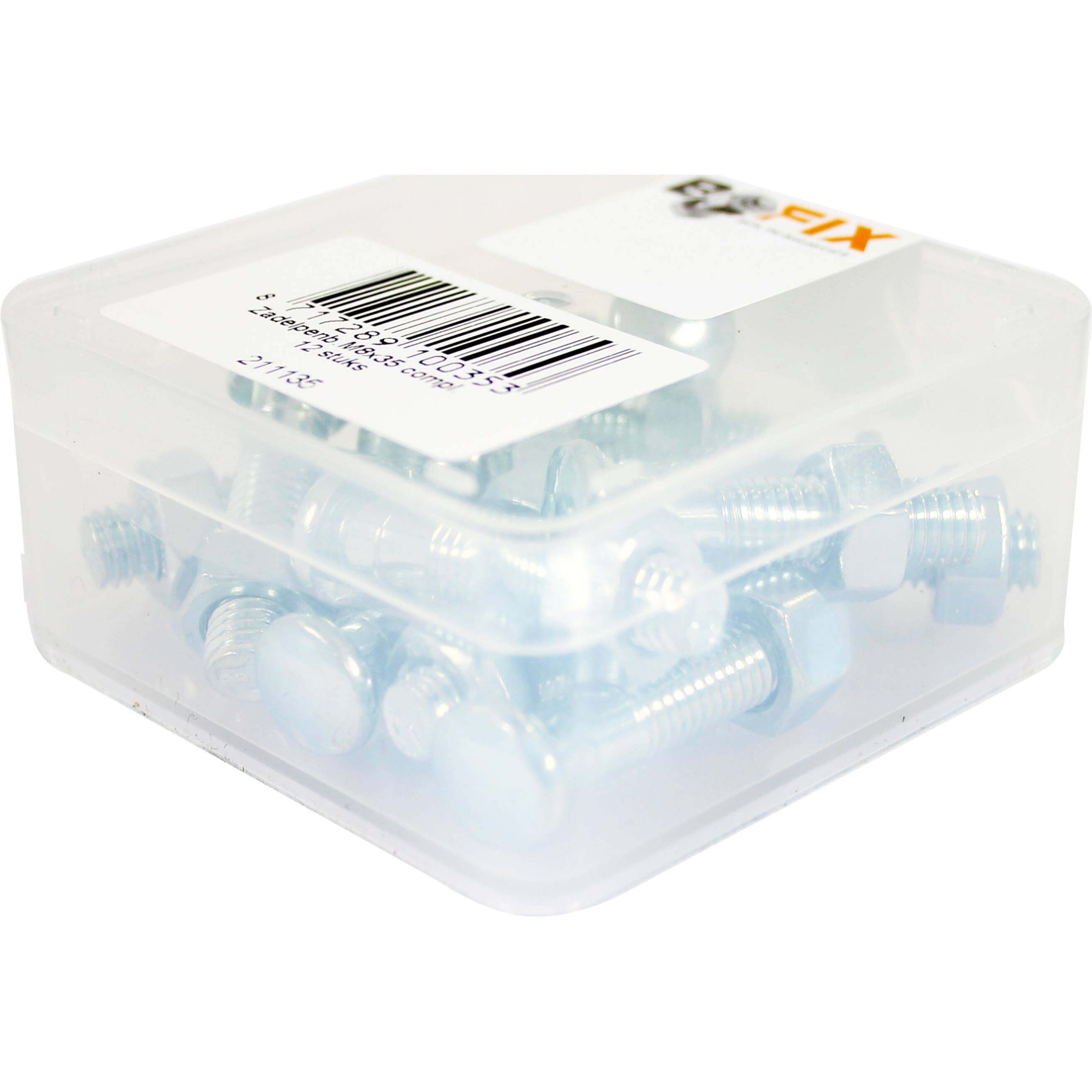 Bofix doos zadelpenbout M8x35 cpl (12 stuks)