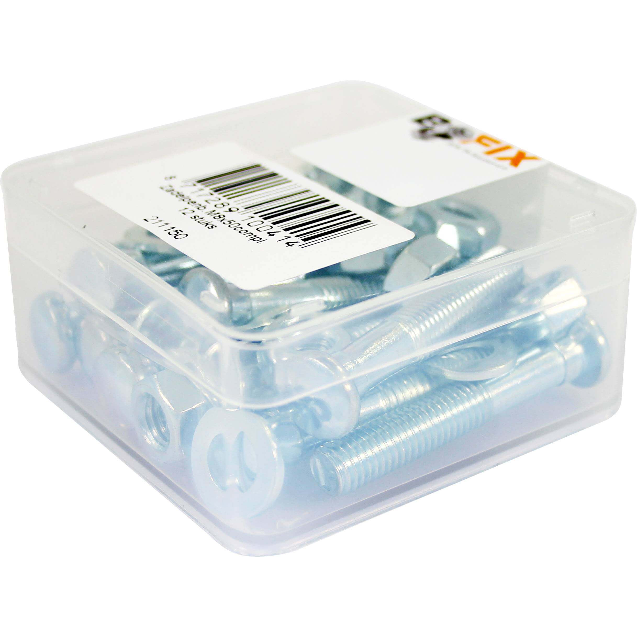 Bofix doos zadelpenbout M8x50 cpl (12 stuks)