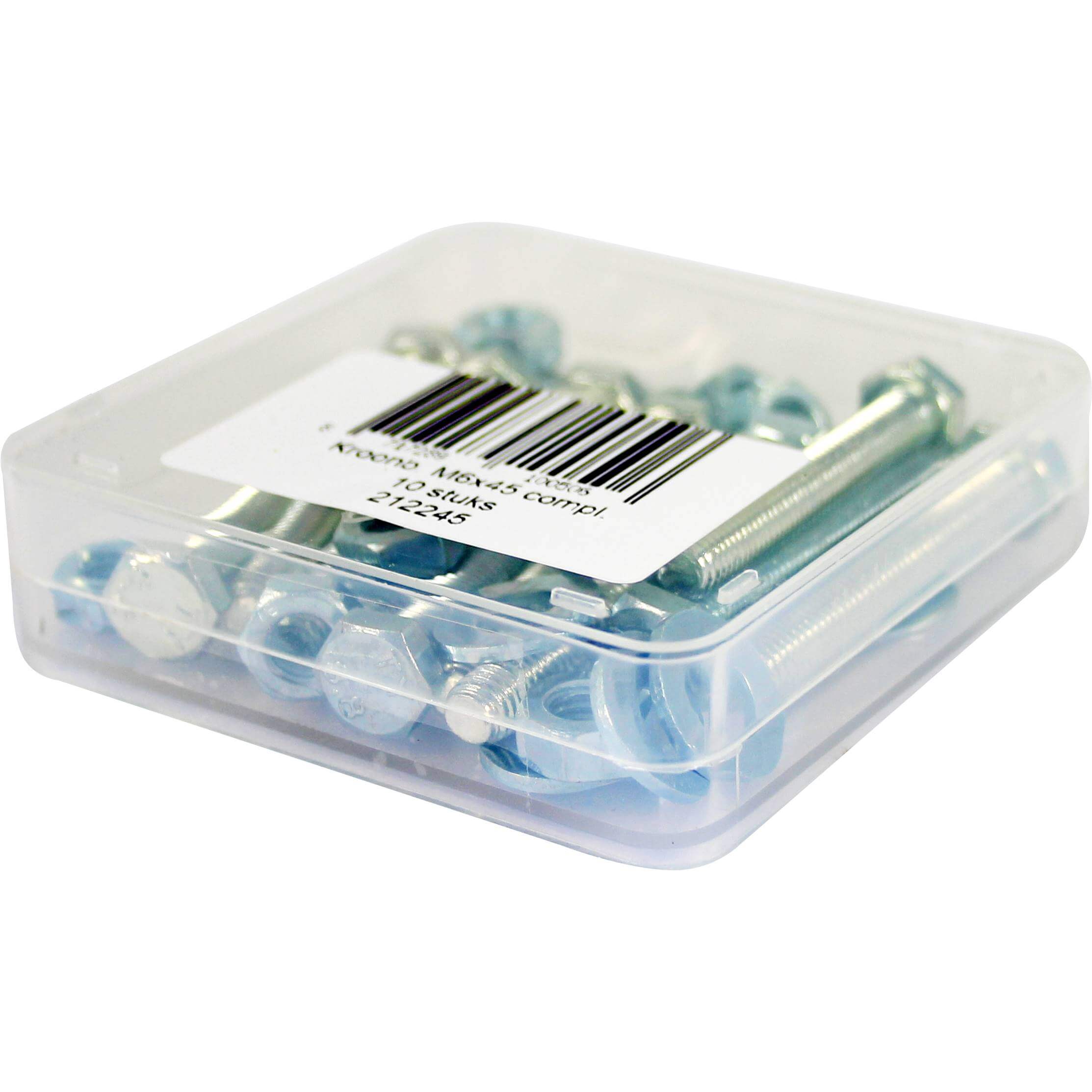 Bofix doos kroonbout M6x45 cpl (10 stuks)