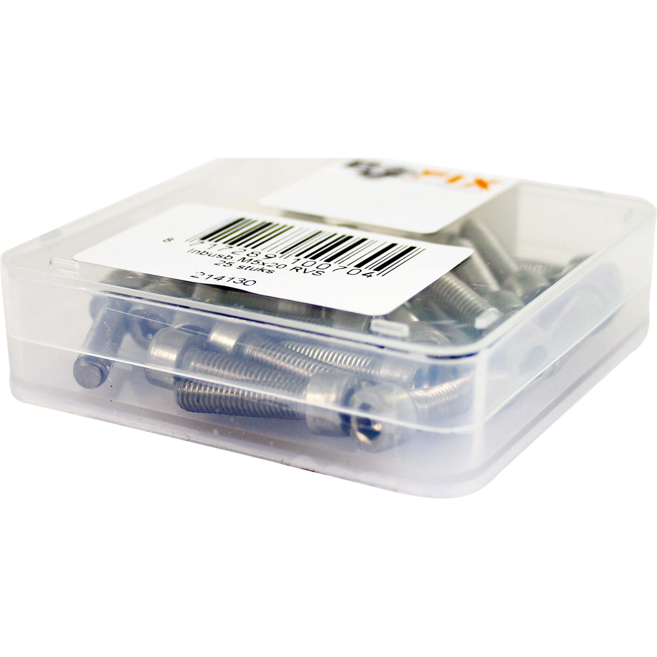 Bofix doos inbusbout M3x20 RVS (25 stuks)