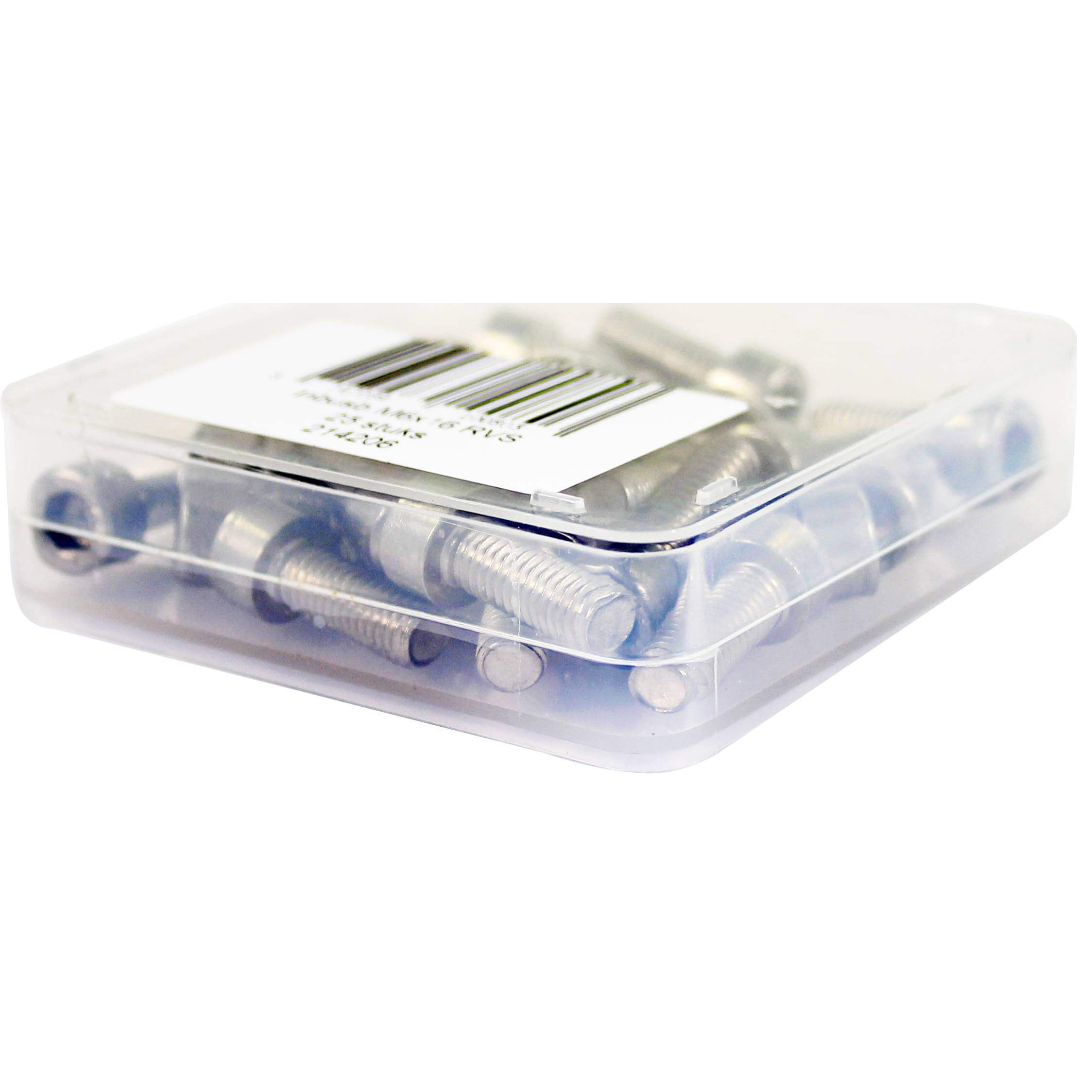 Bofix doos inbusbout M6x16 RVS (25 stuks)