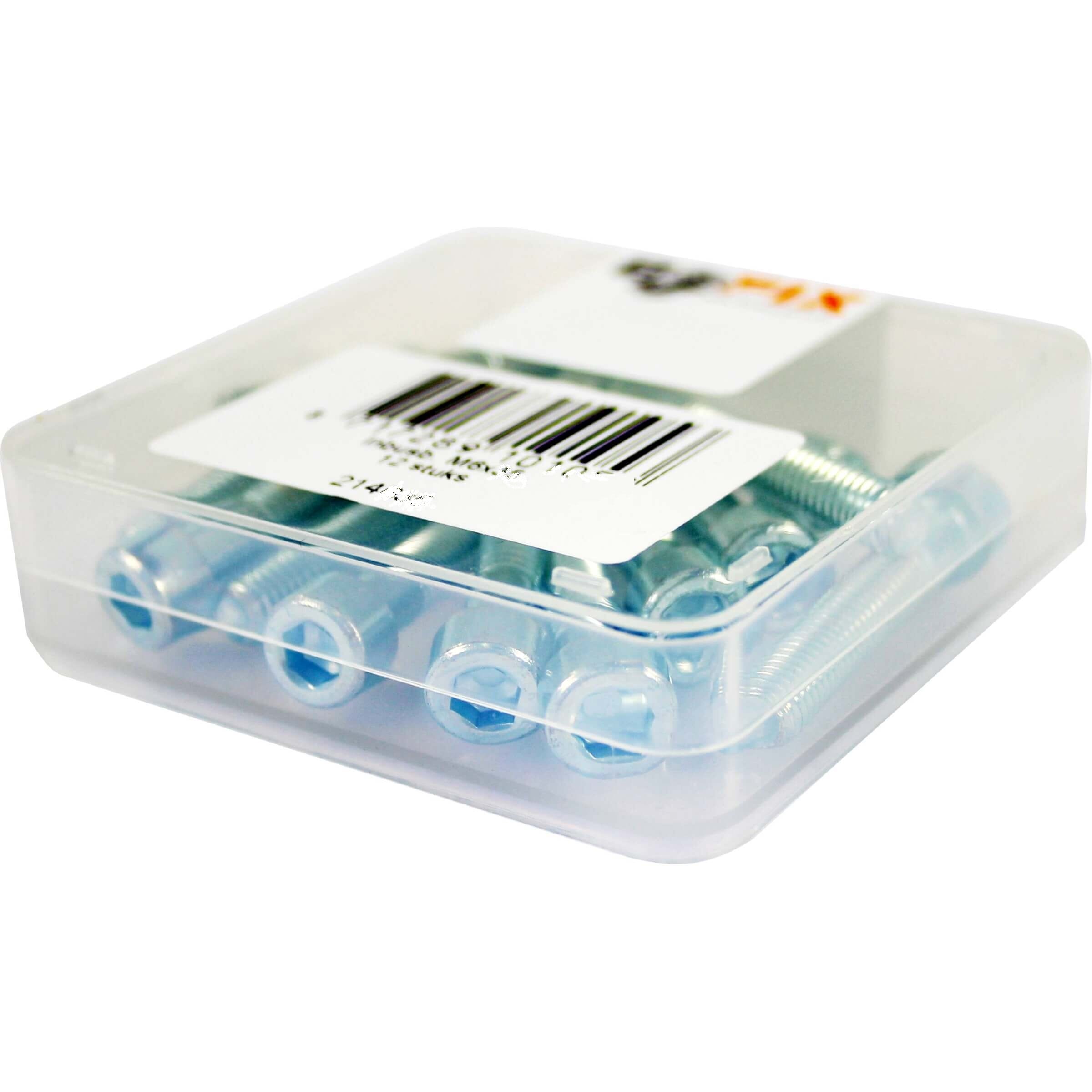 Bofix doos inbusbout M6x45 RVS (12 stuks)