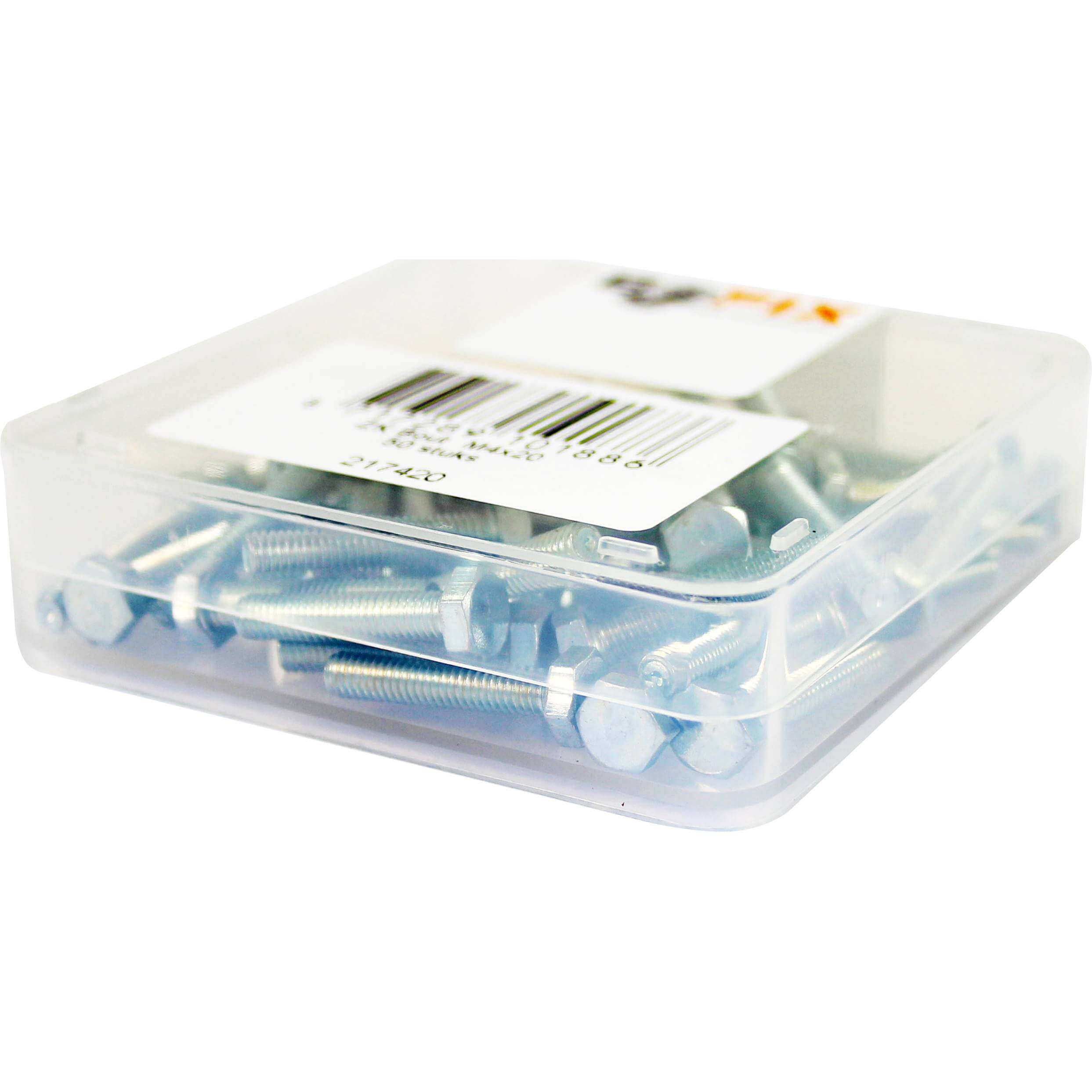 Bofix doos bout zeskante kop M4x20 (50 stuks)