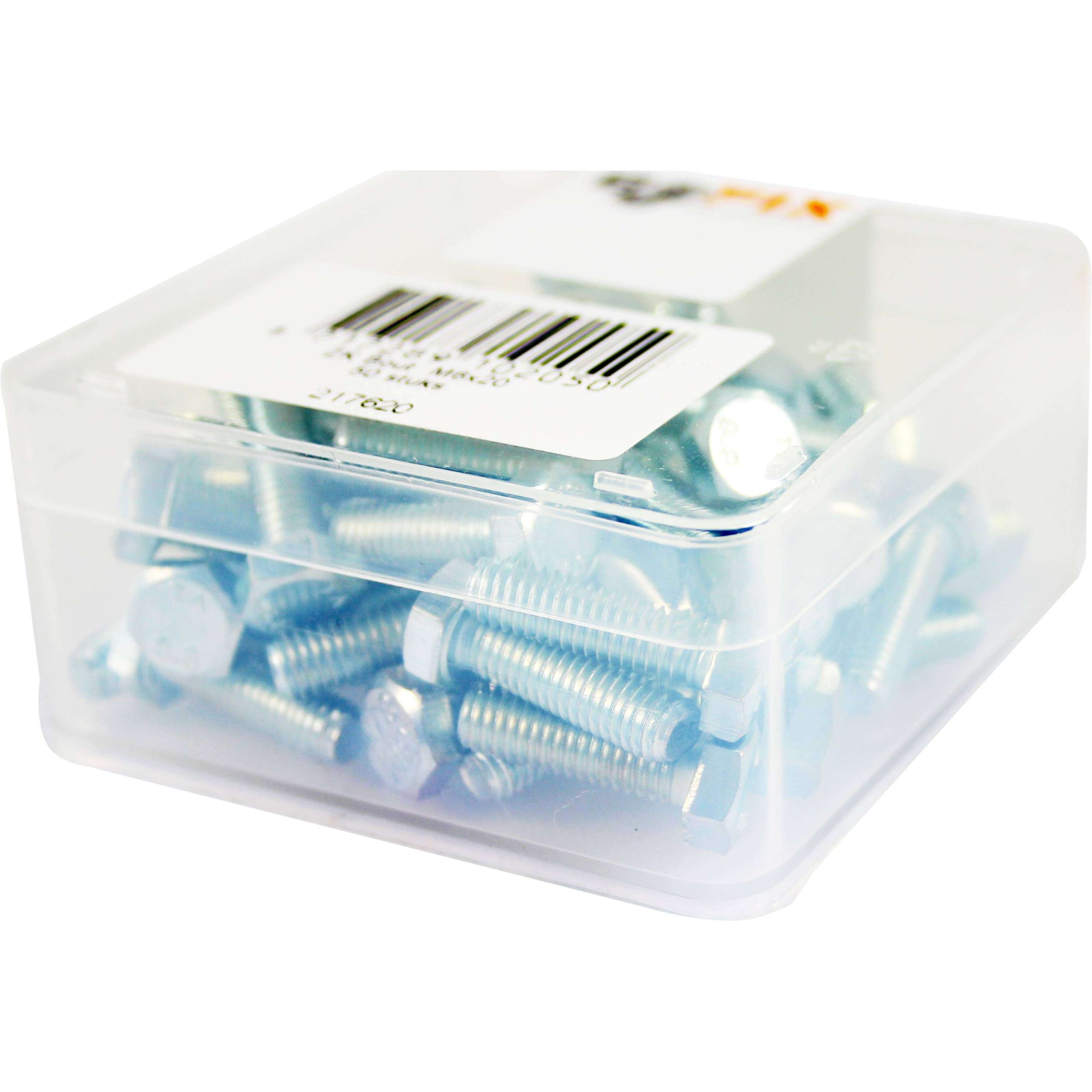 Bofix doos bout zeskante kop M6x20 (25 stuks)