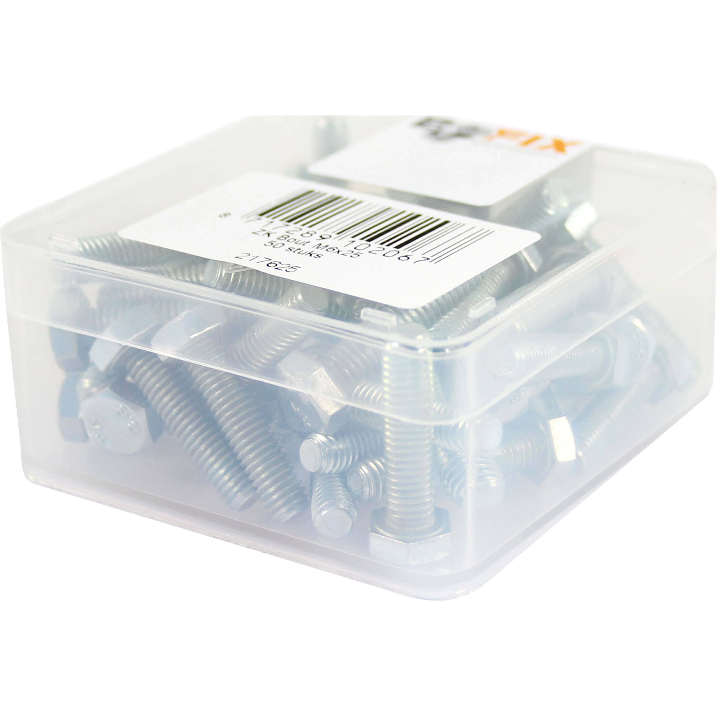 Bofix doos bout zeskante kop M6x25 (25 stuks)