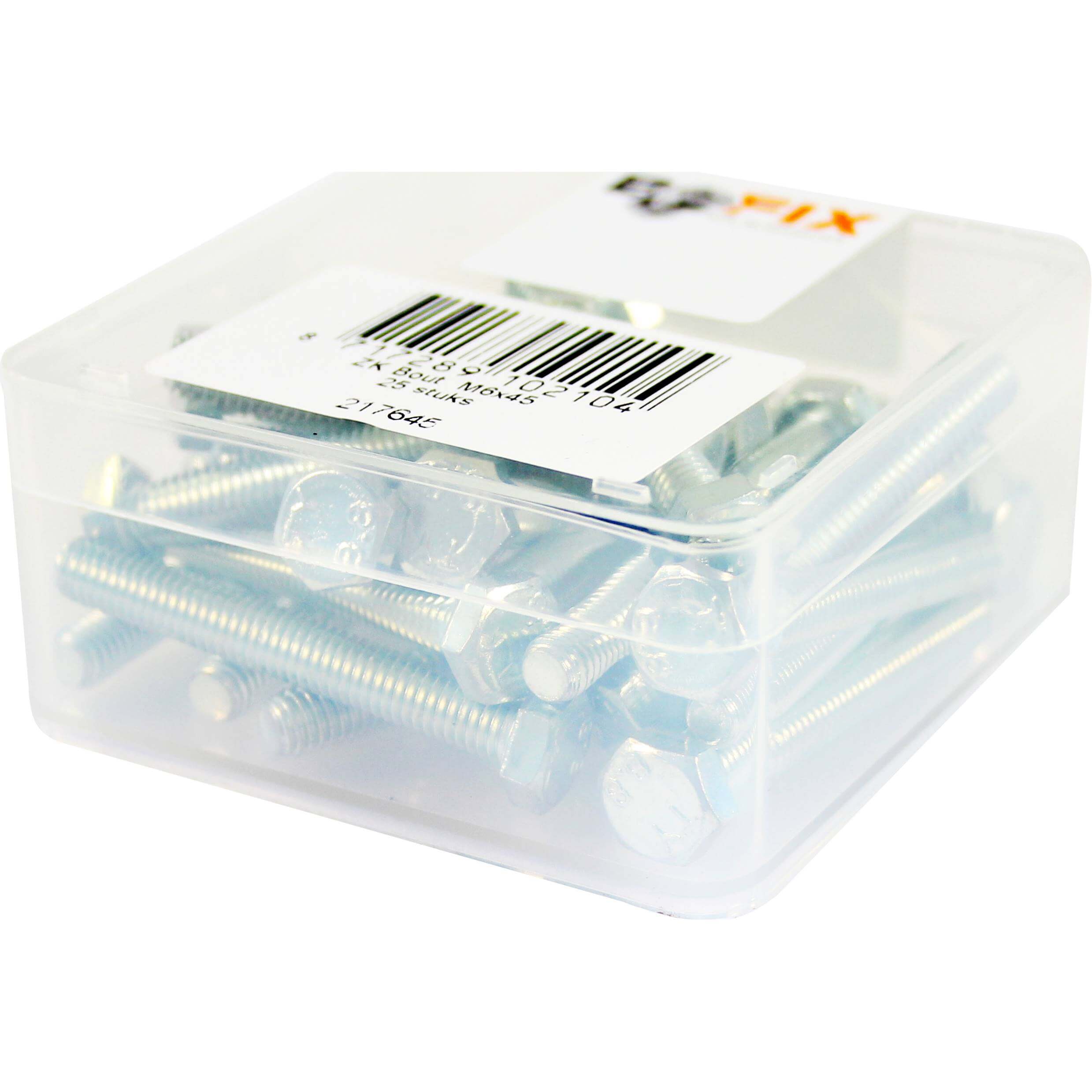 Bofix doos bout zeskante kop M6x45 (25 stuks)