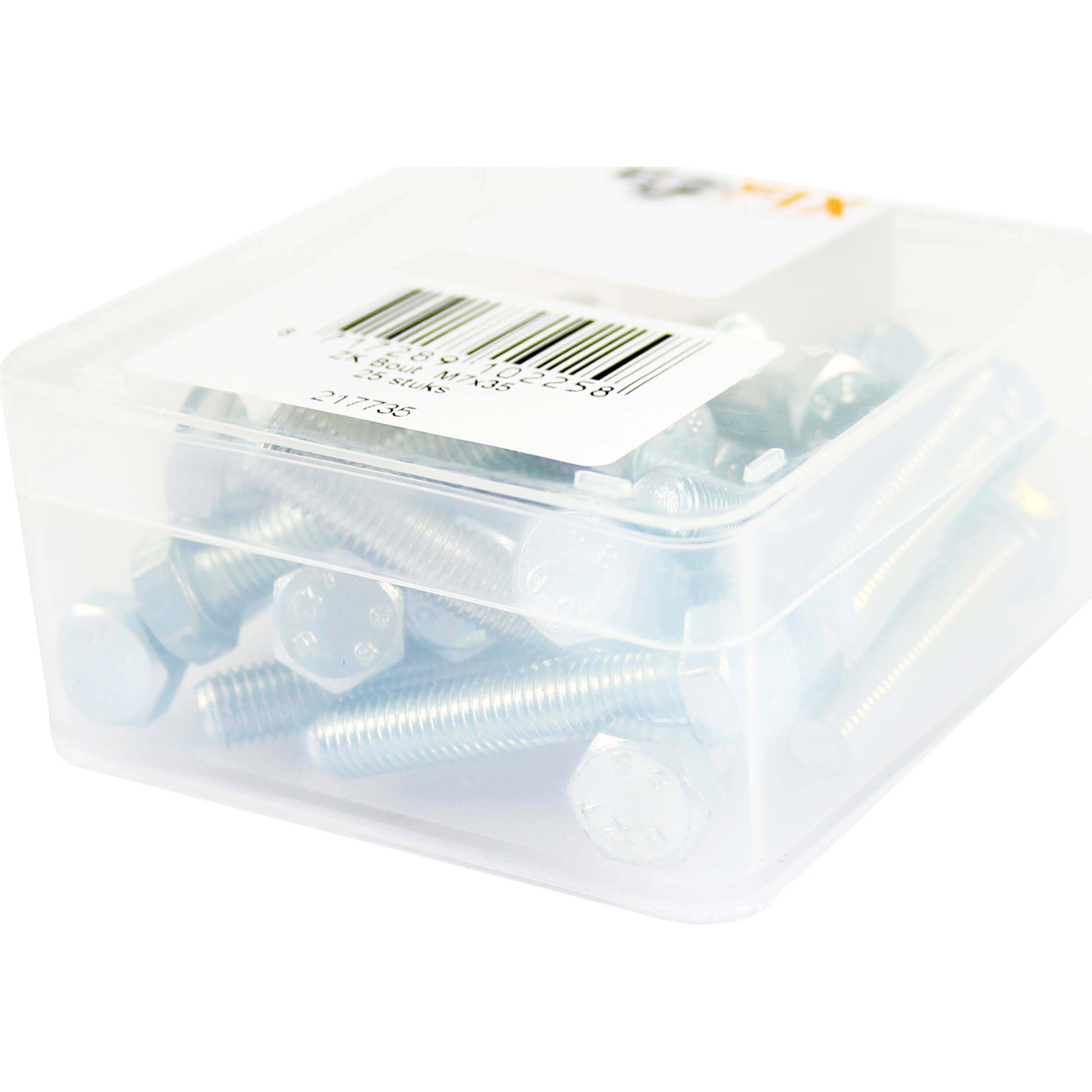 Bofix doos bout zeskante kop M7x35 (25 stuks)