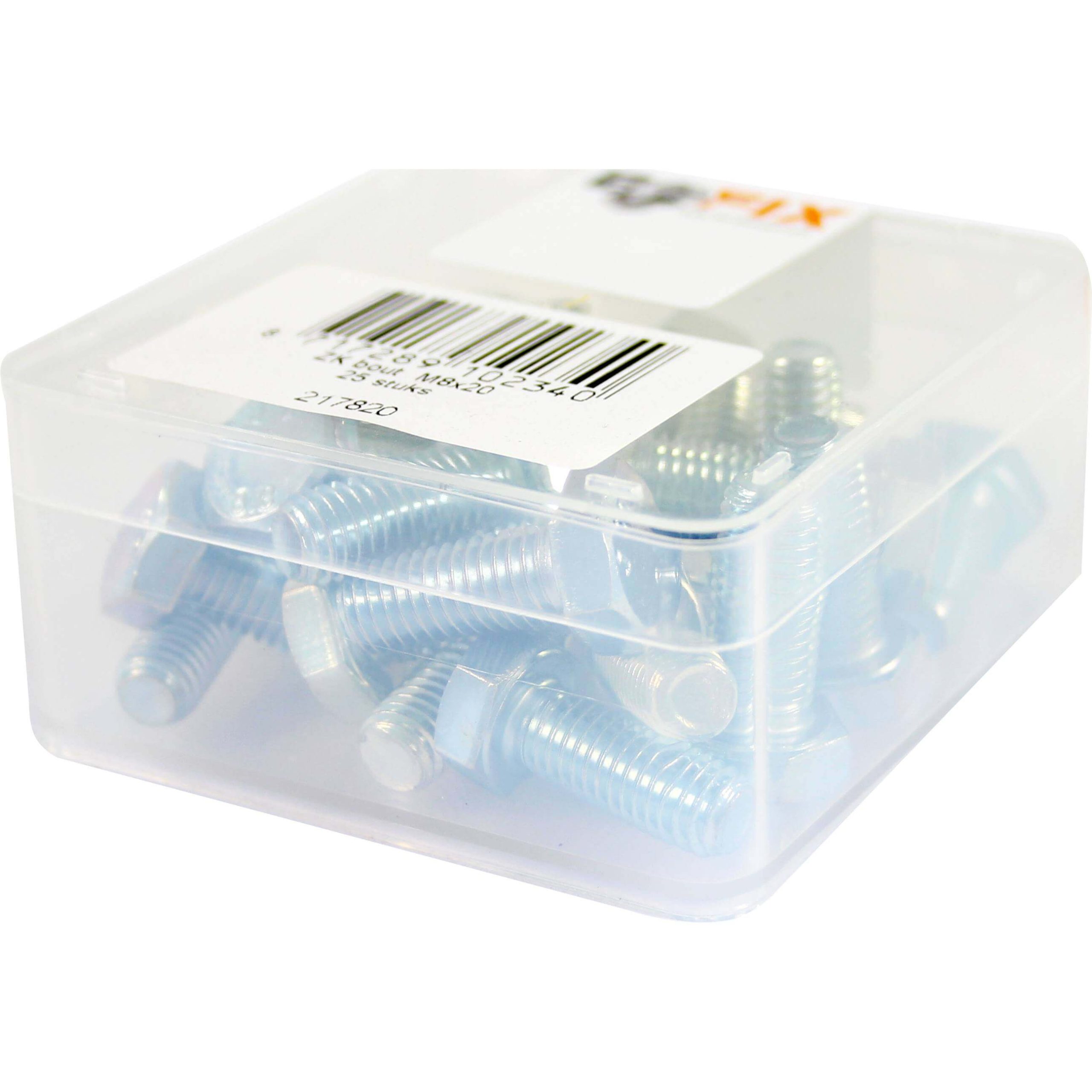 Bofix doos bout zeskante kop M8x20 (25 stuks)
