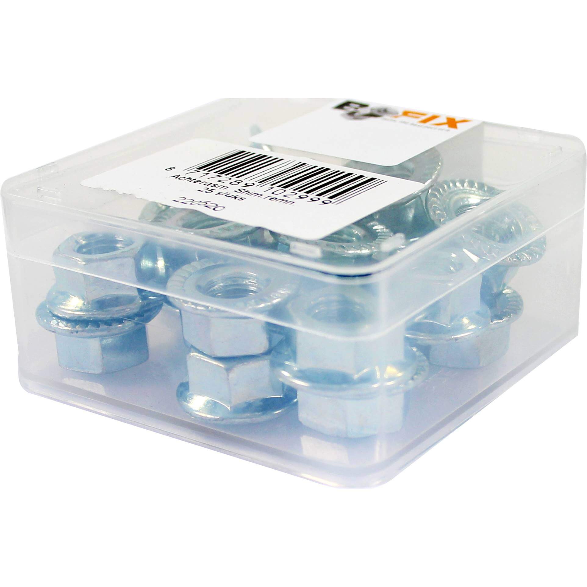 Bofix doos flensmoer 3/8x24 Shimano (25 stuks)