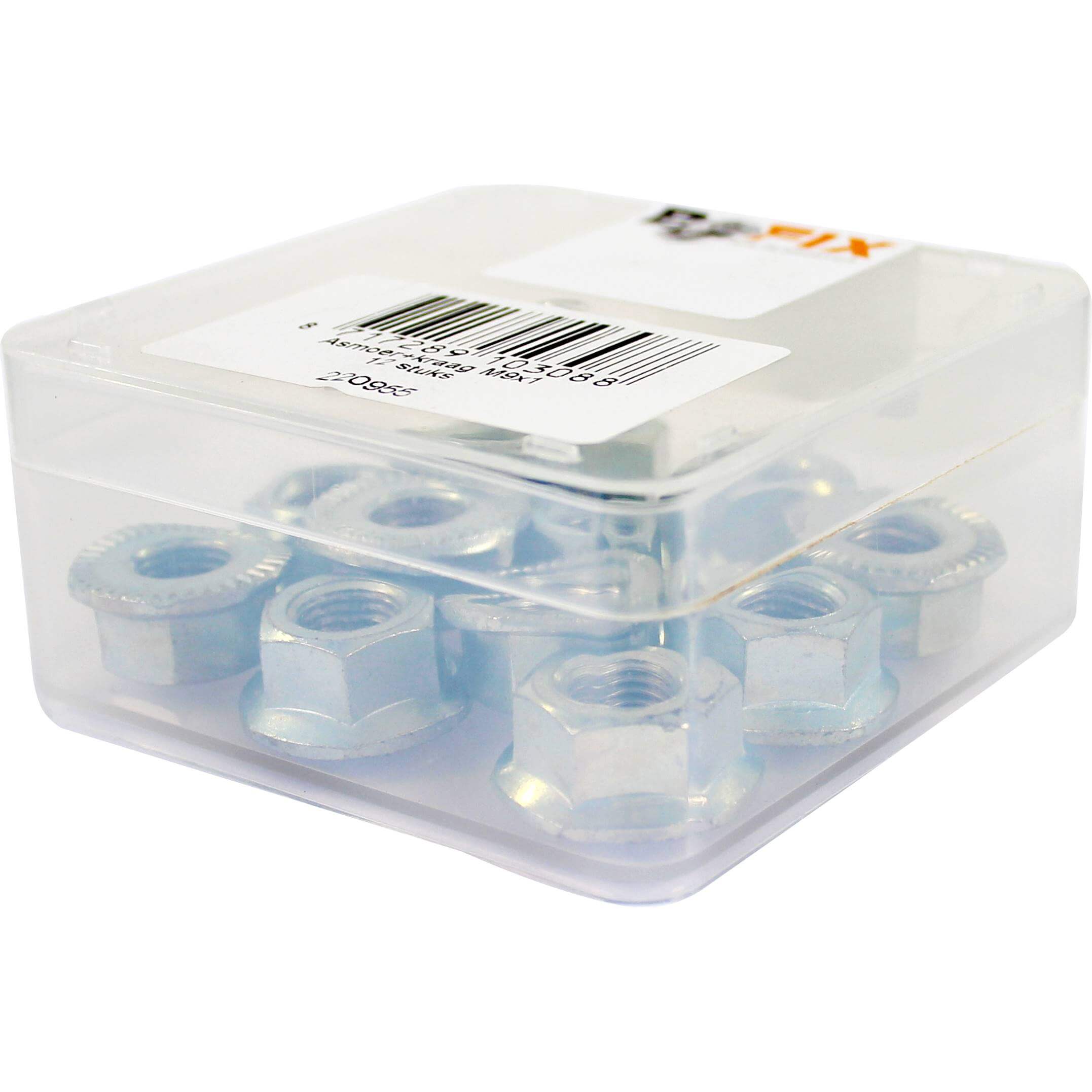 Bofix doos flensmoer M9x1 (12 stuks)