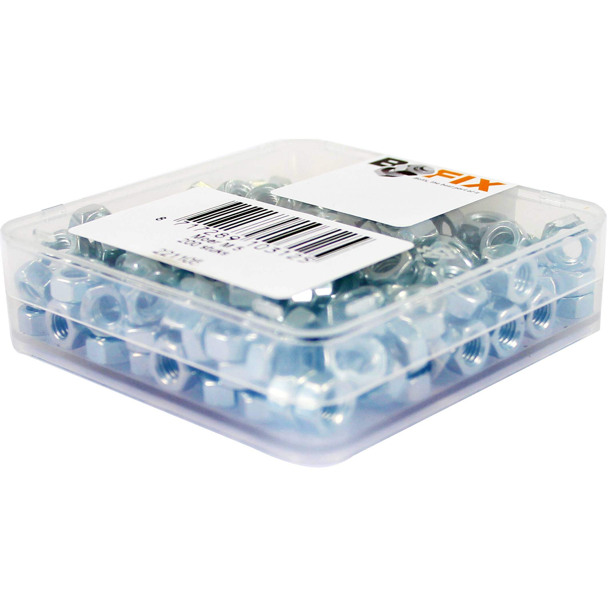 Bofix doos moer M5 (200 stuks)