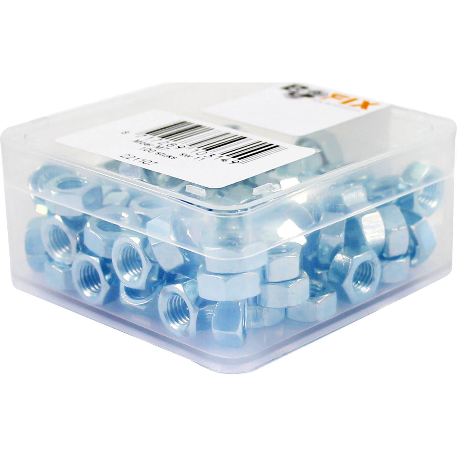 Bofix doos moer M7 (100 stuks)