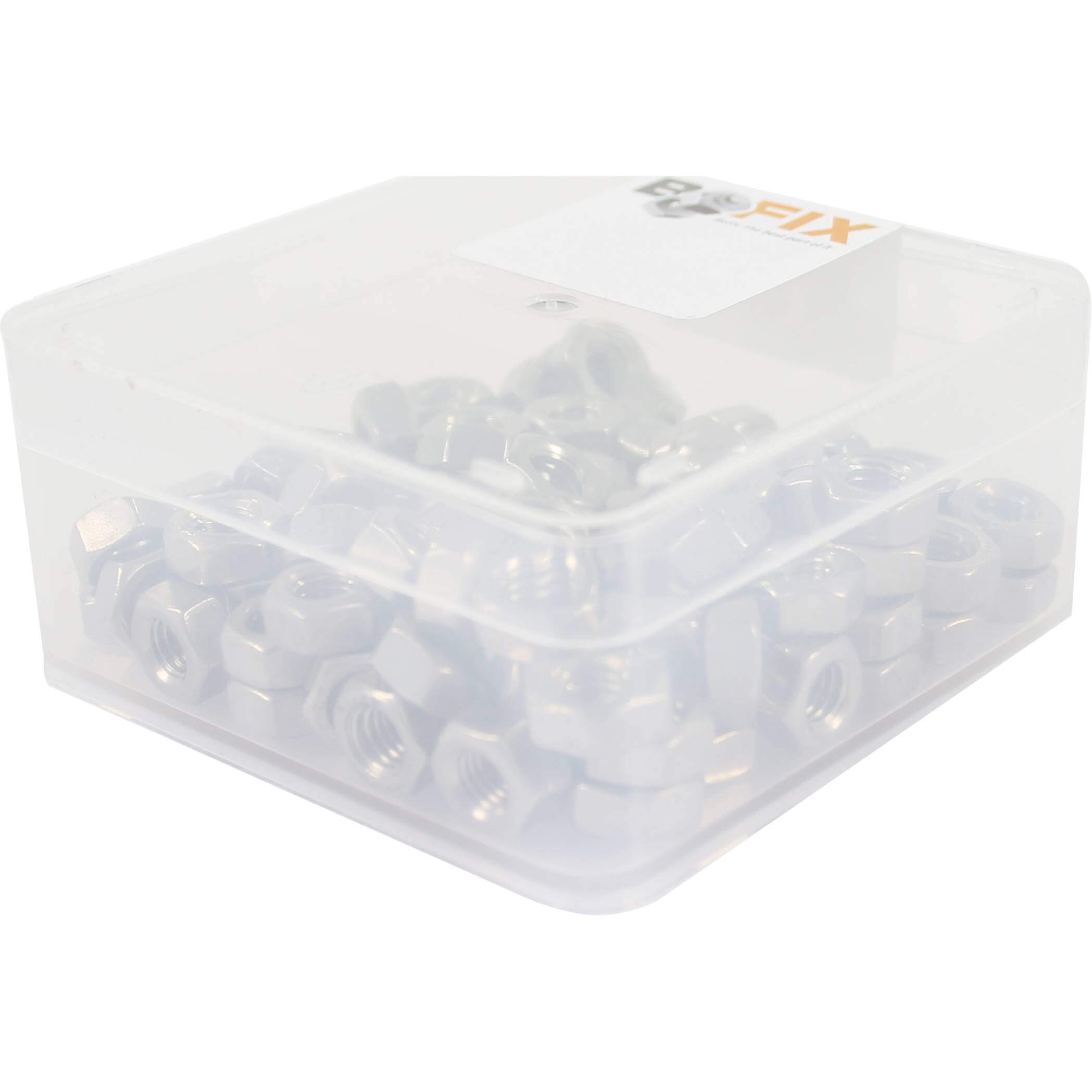 Bofix doos moer M6 RVS (100 stuks)