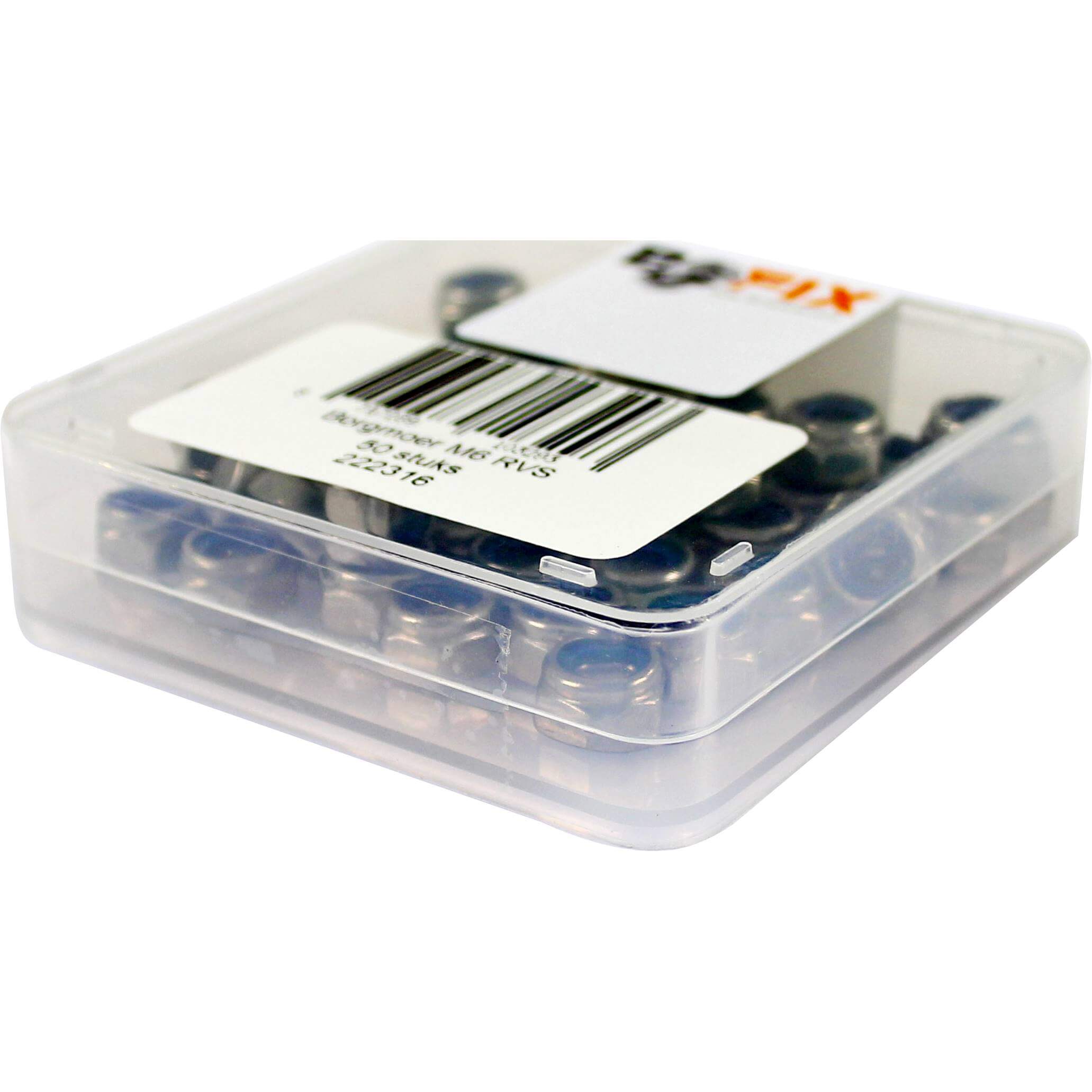 Bofix doos borgmoer M6 RVS (50 stuks)