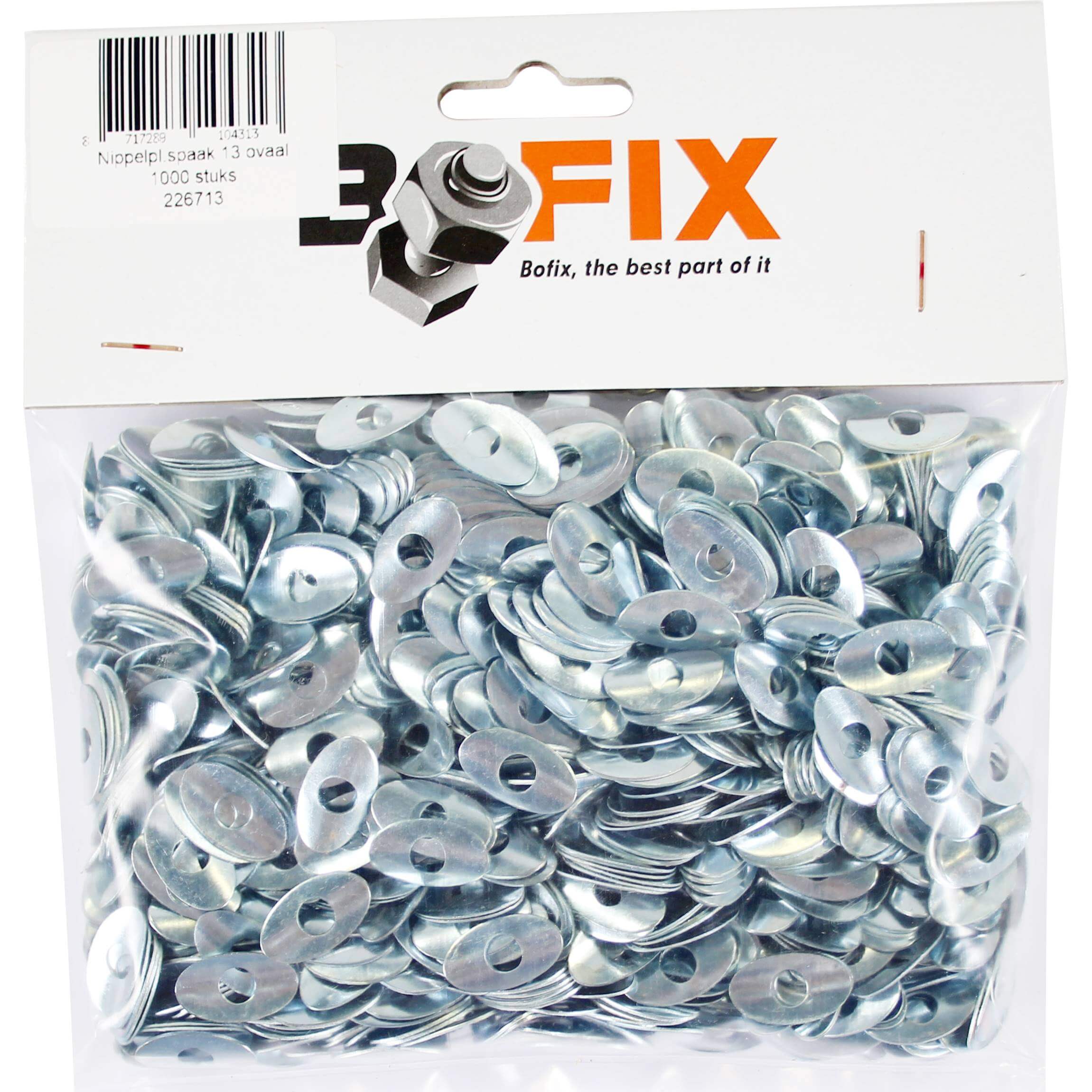 Bofix doos nippelplaatje spaak 13 (1000 stuks)