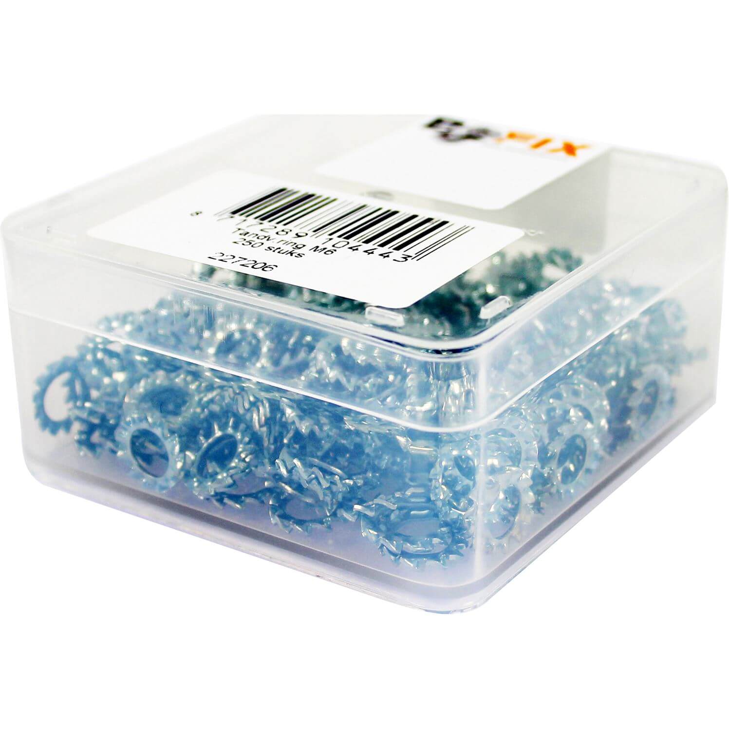 Bofix doos tandveerring M6 (250 stuks)