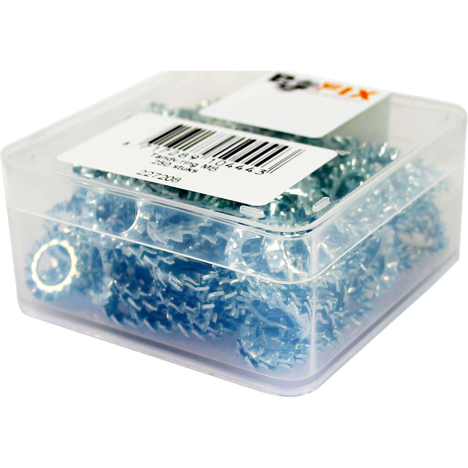Bofix doos tandveerring M8 (250 stuks)