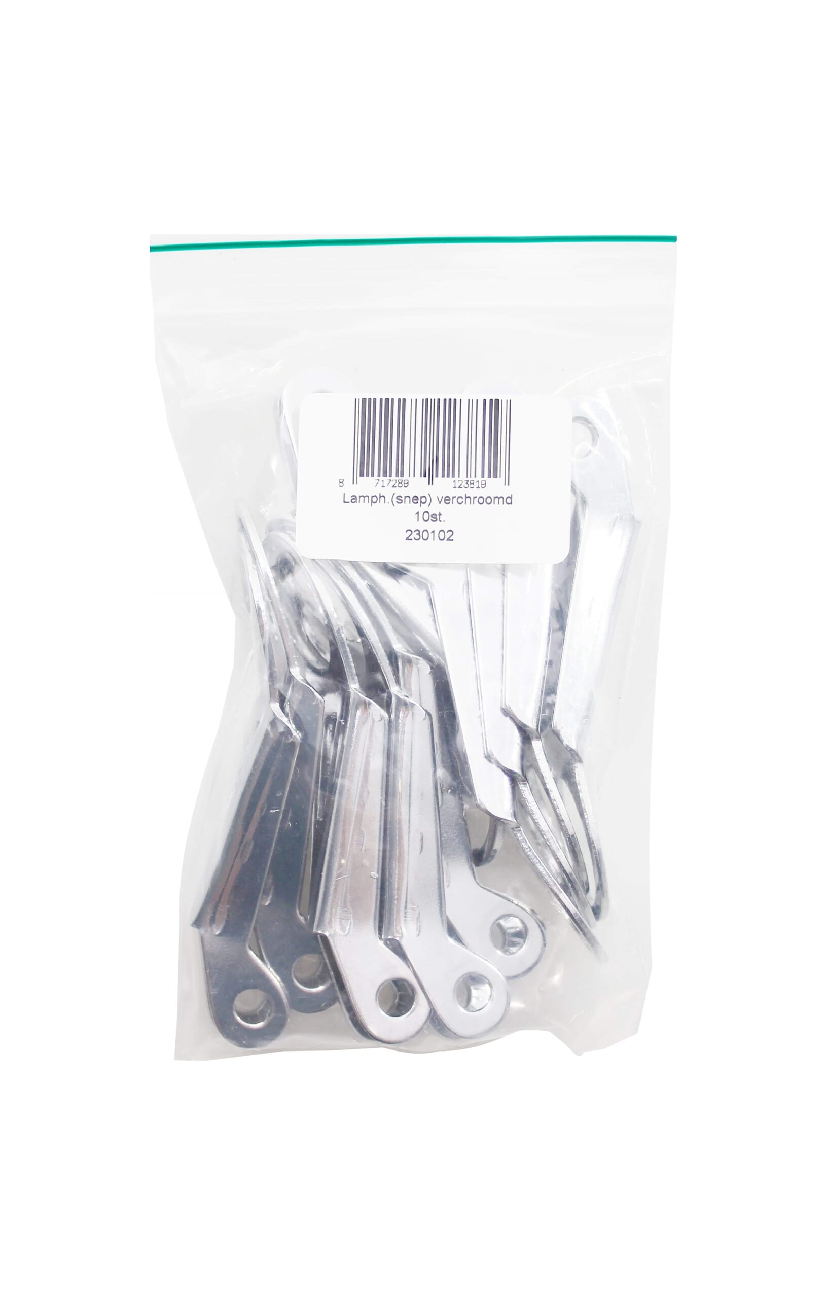 Bofix doos lamphaak snep chroom (10 stuks)