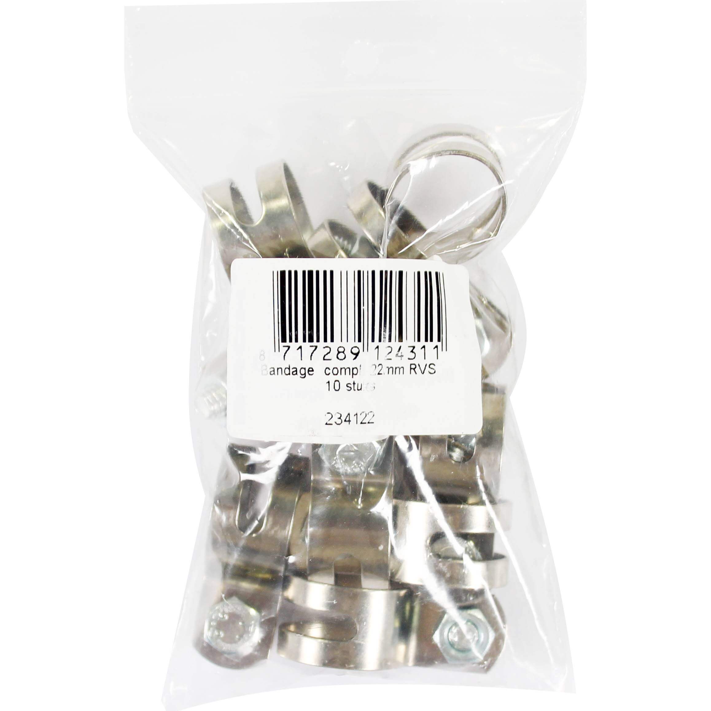 Bofix doos rem bandage 22mm RVS (10 stuks)