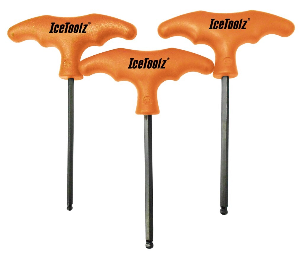 IceToolz inbussleutel 4/5/6mm set met T-handvat