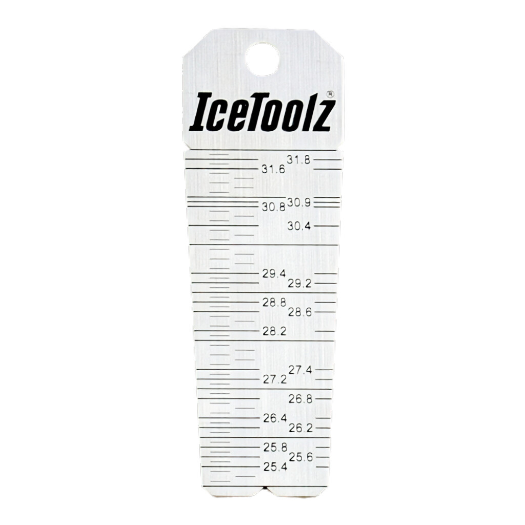 IceToolz Xpert zadelpenbuis meter 25.0-31.8mm