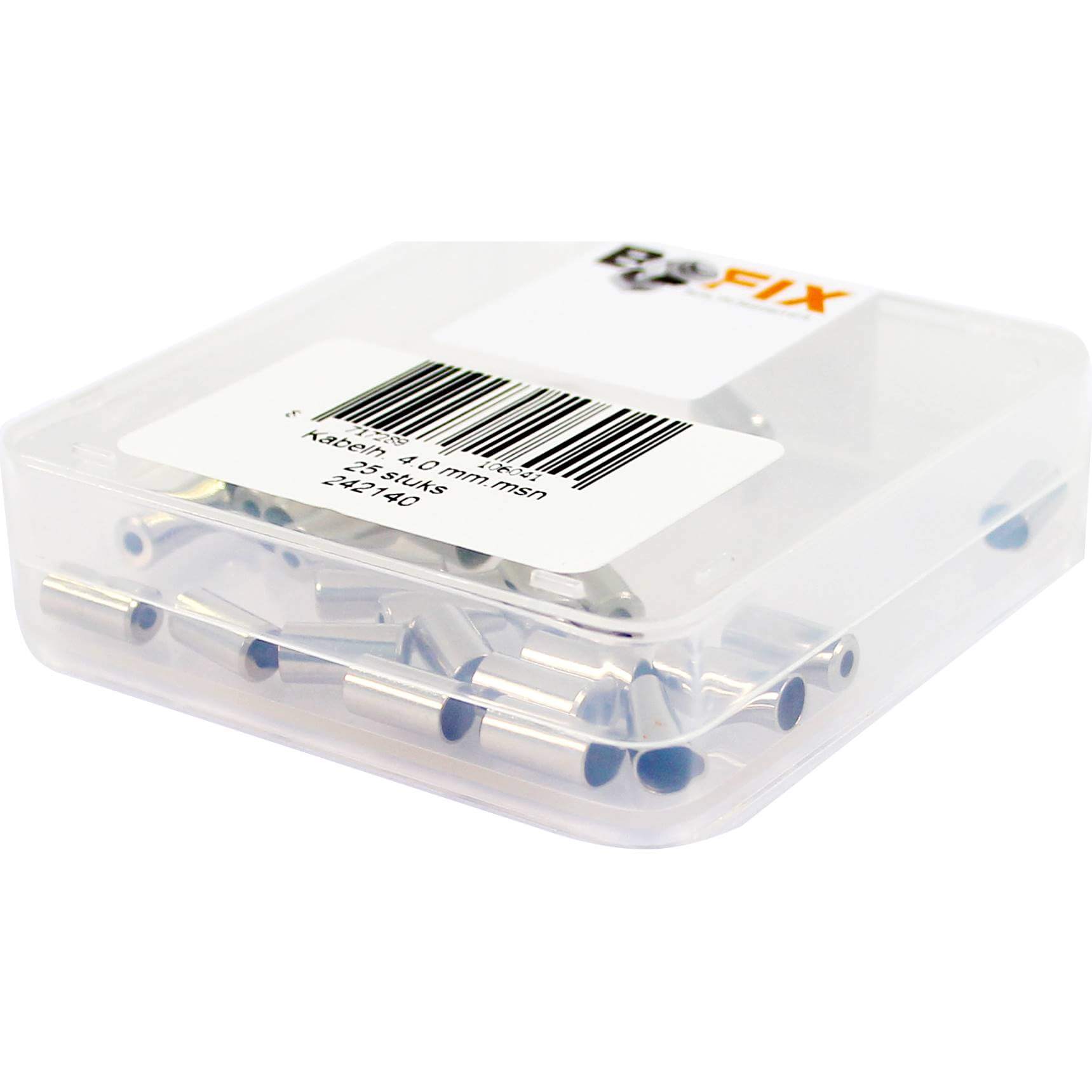 Bofix doos kabelhoedje 4.0 mm (25 stuks)