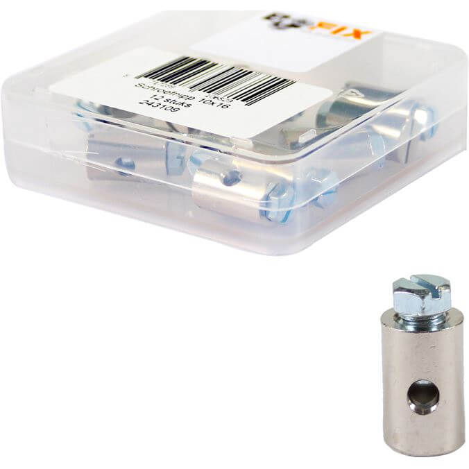 Bofix doos schroefnippel 10x16 (12 stuks)