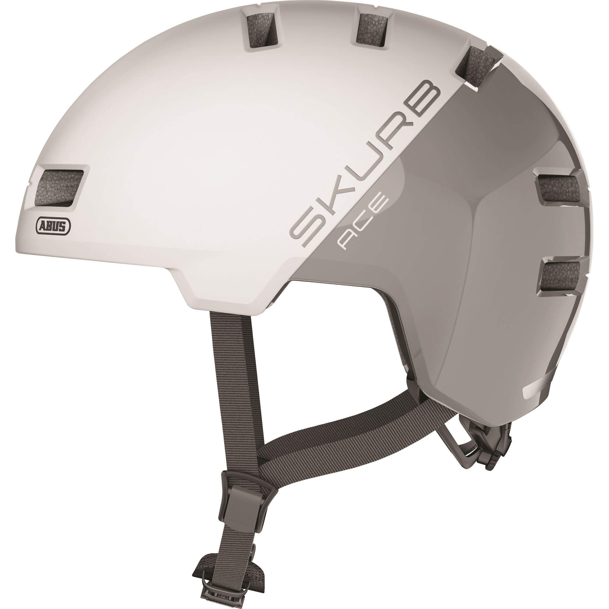 Abus helm Skurb ACE silver white S 52-56cm