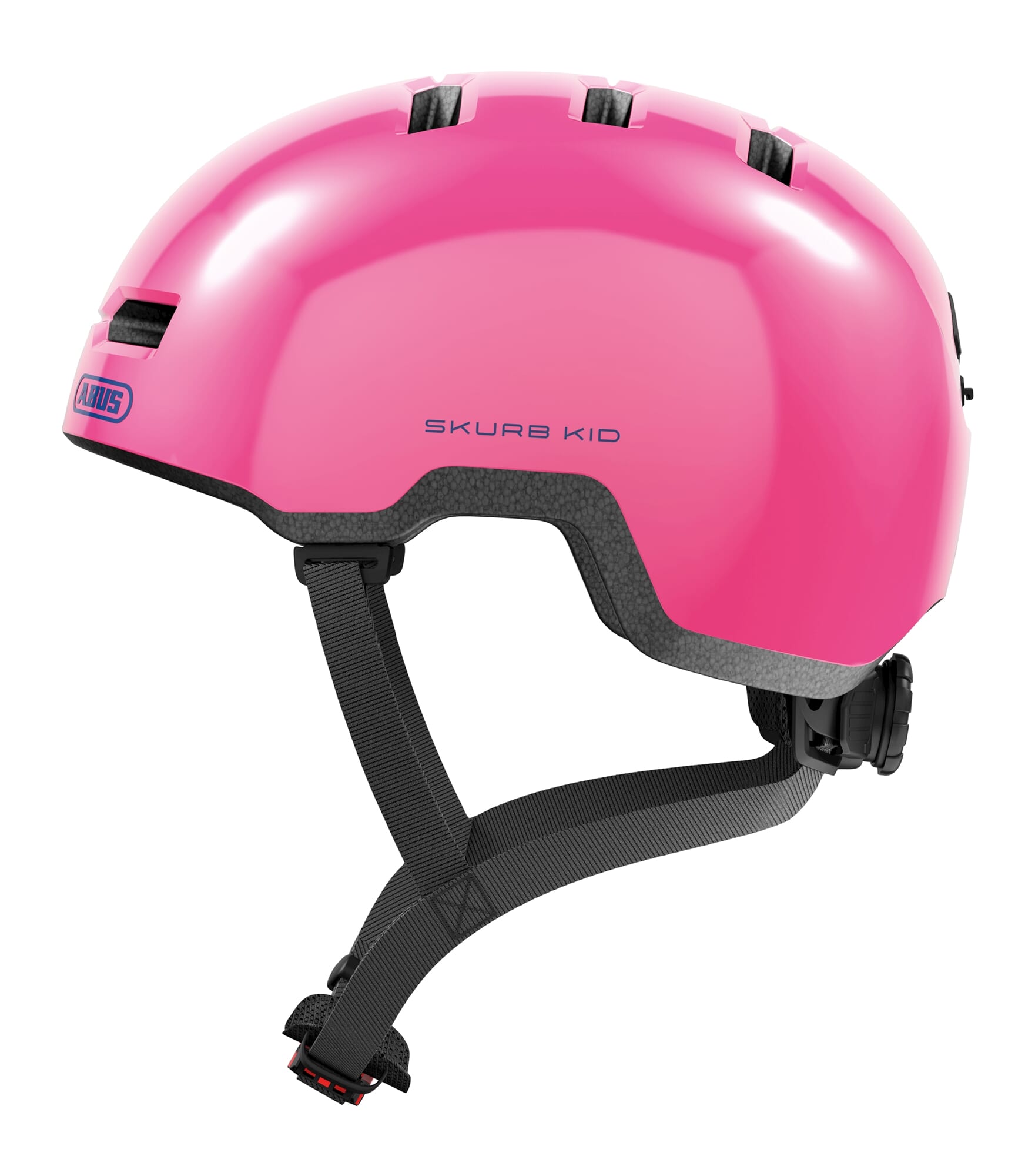 Abus helm Skurb Kid shiny pink S 45-50cm