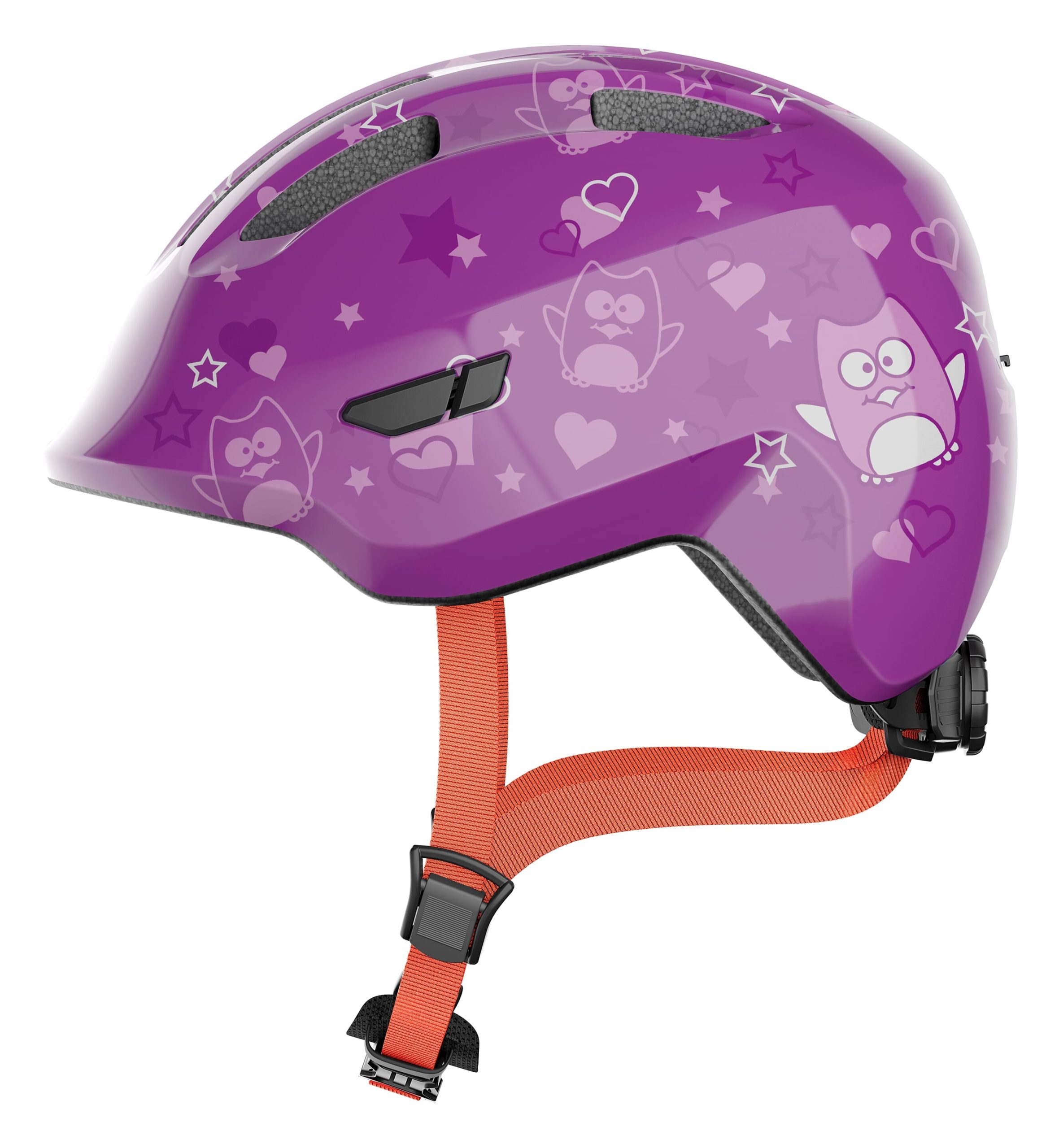 Abus helm Smiley 3.0 purple star S 45-50cm