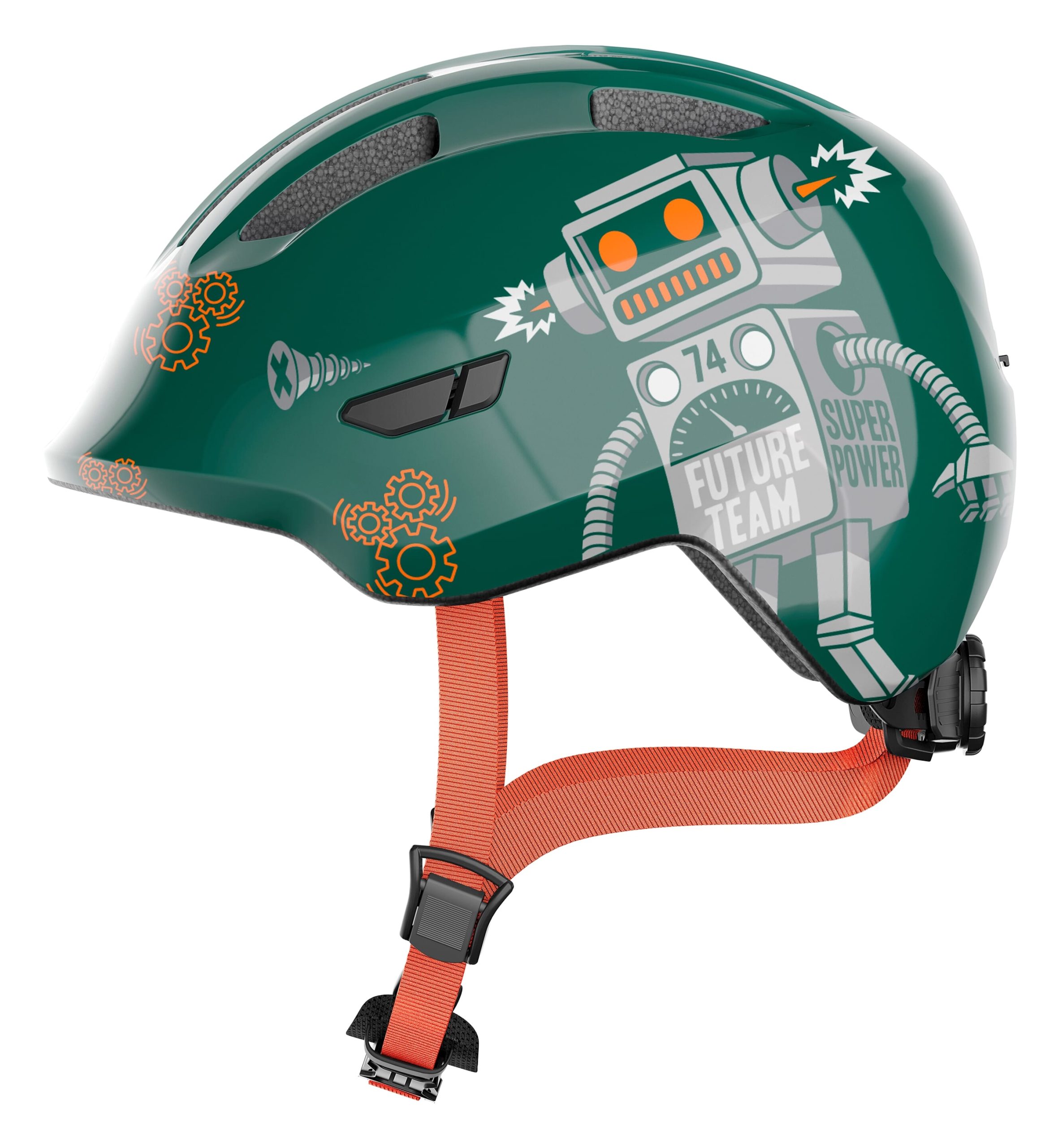 Abus helm Smiley 3.0 green robo S 45-50cm