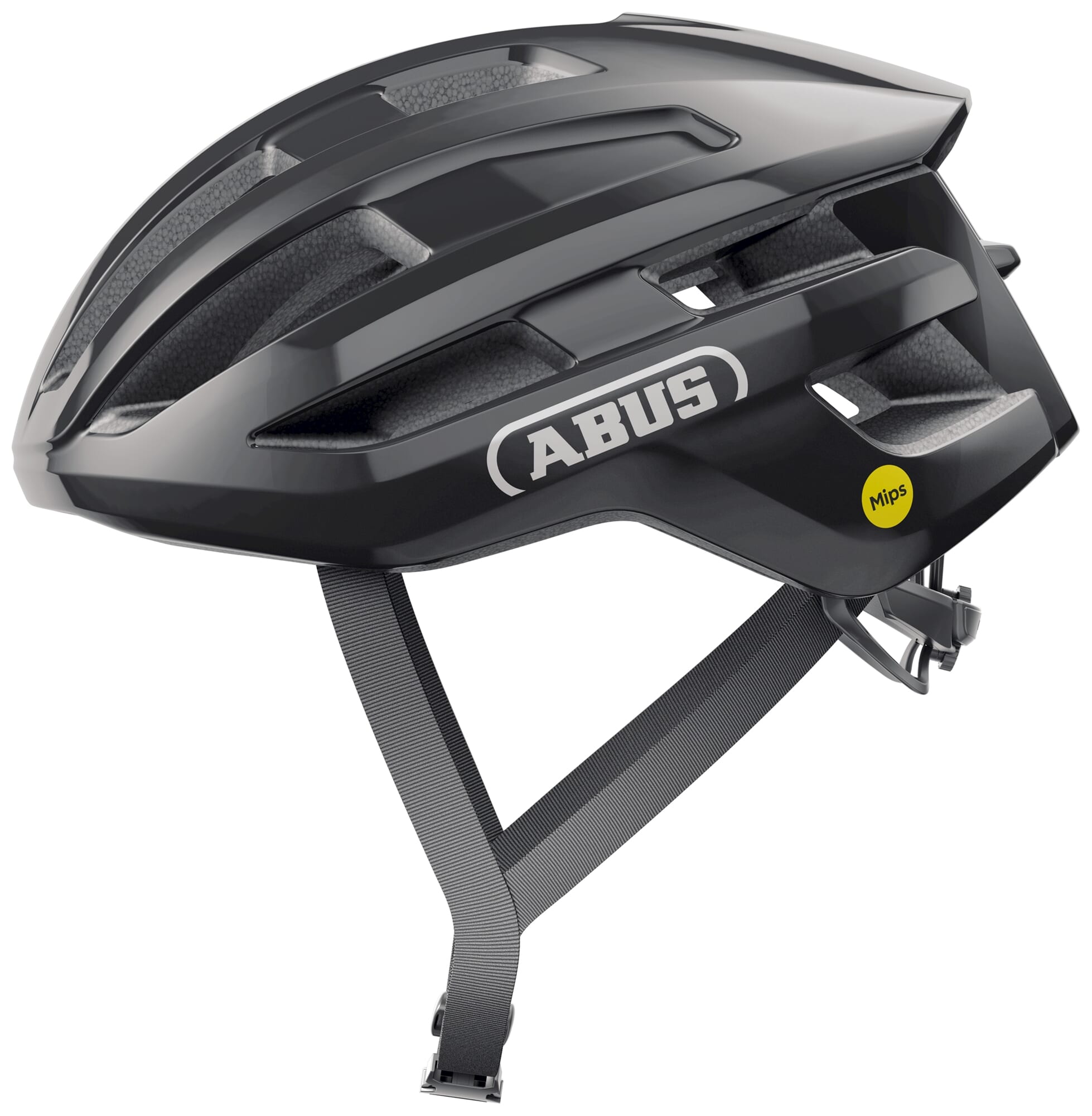 Abus helm PowerDome MIPS shiny black M 54-58cm