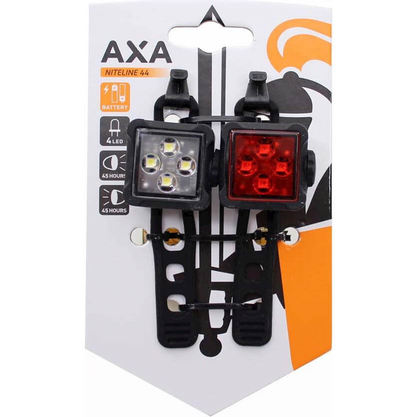 Axa verlichting set Niteline 44 batterij