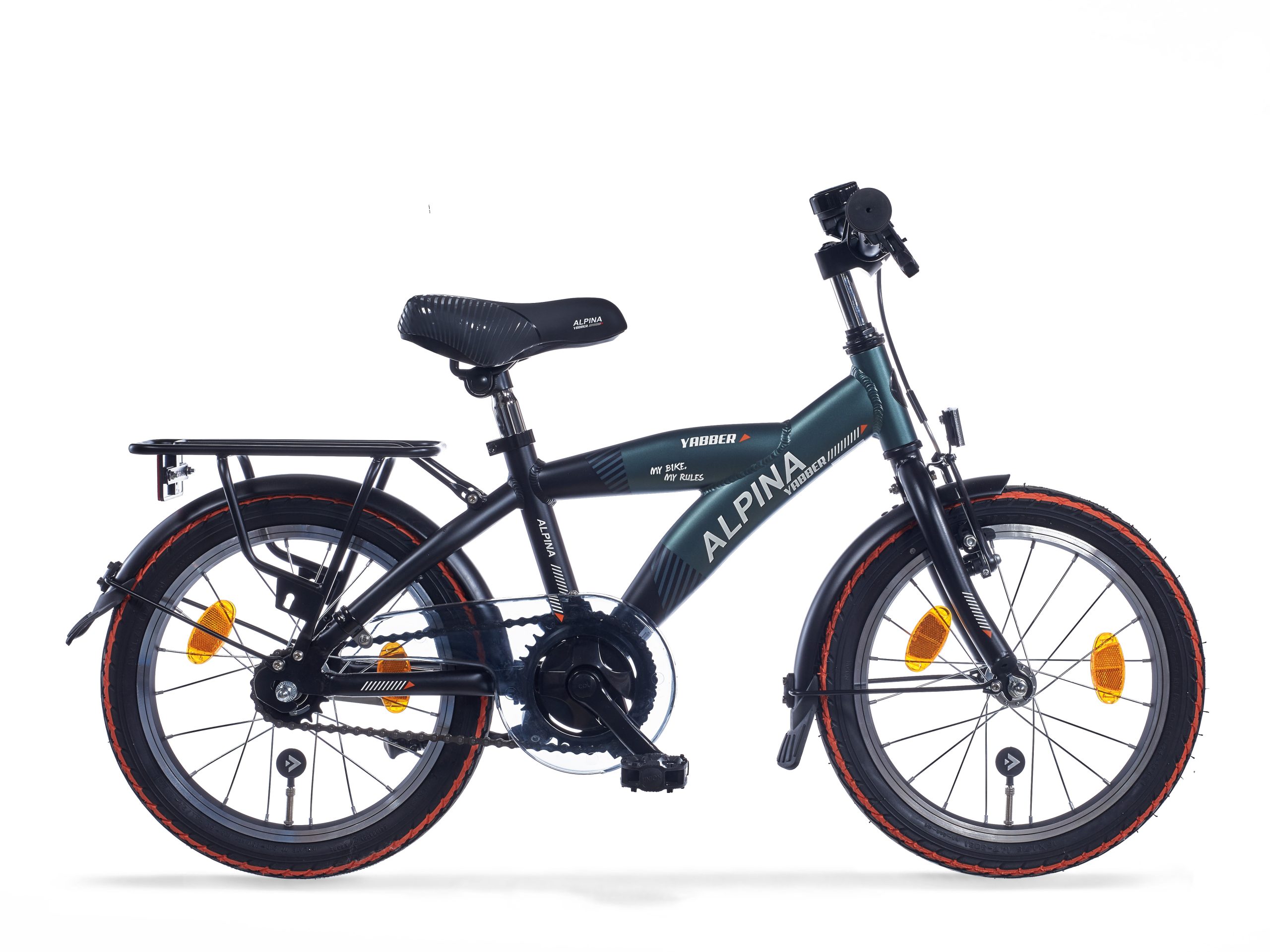 Alpina Yabber J18 Pine Green Matt - Vivid Black Matt