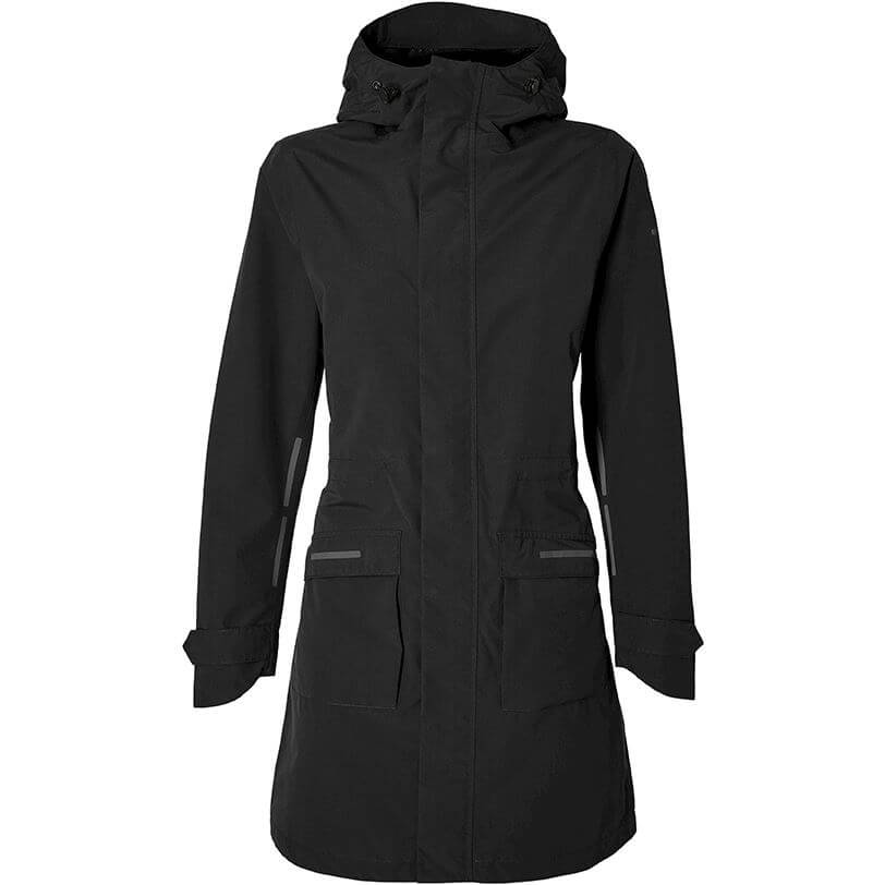 Basil regenparka Mosse dames Jet Black XL