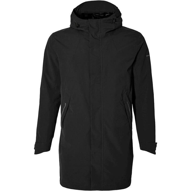 Basil regenparka Mosse heren Jet Black M