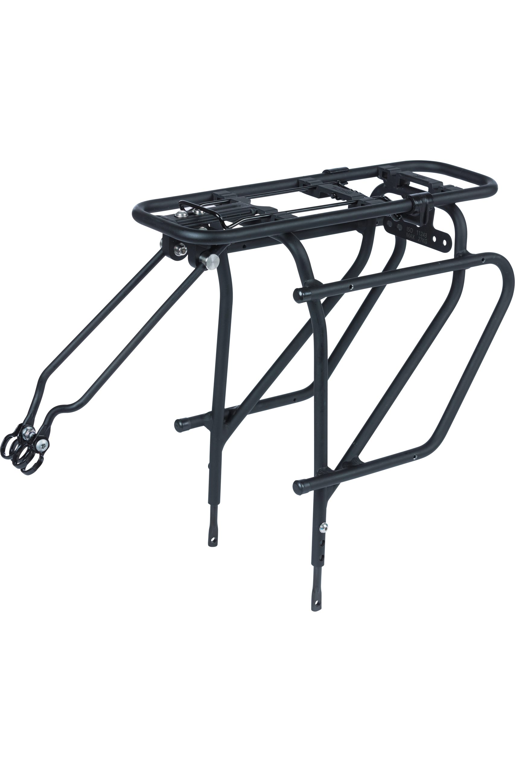 Basil achterdrager universeel MIK/MIK Studs mat zwart