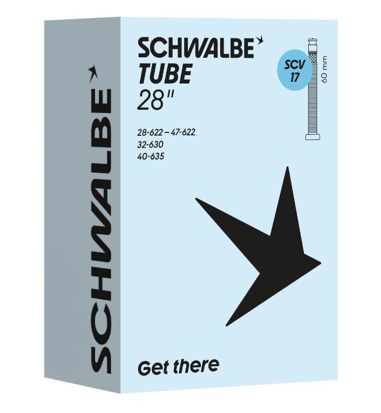 Schwalbe bnb SCV17 28 inch 28/47-622/635 clik valve 60mm