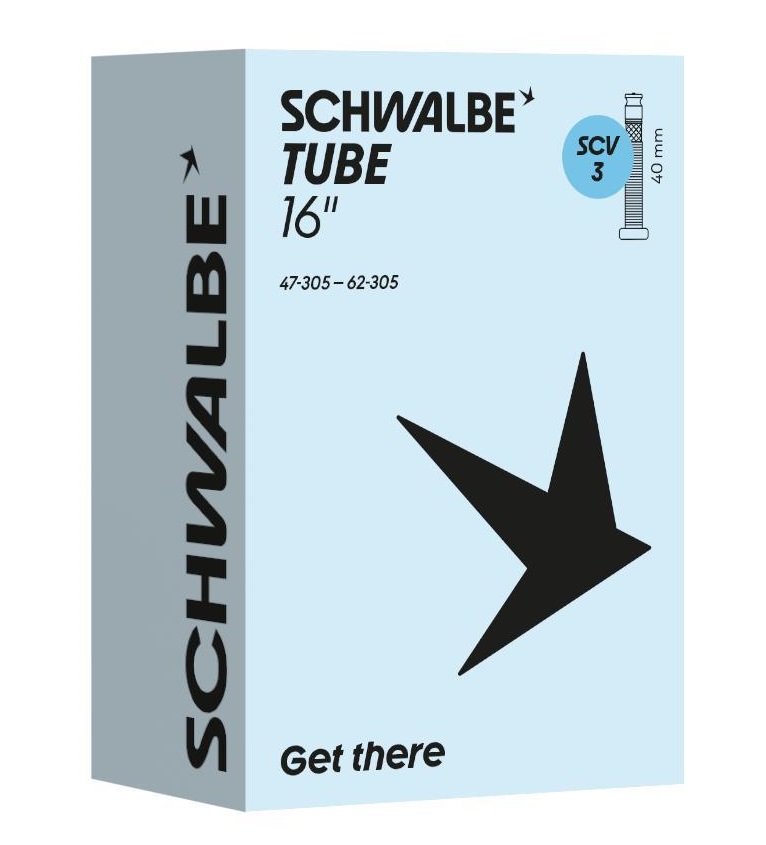 Schwalbe bnb SCV3 16 inch 47/62-305 clik valve 40mm