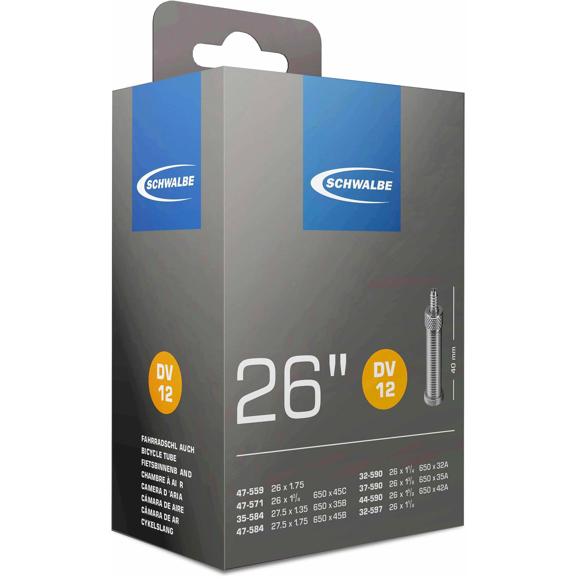 Schwalbe bnb DV12 26 x 1 1/4 - 27.5 x 1.75 hv 40mm