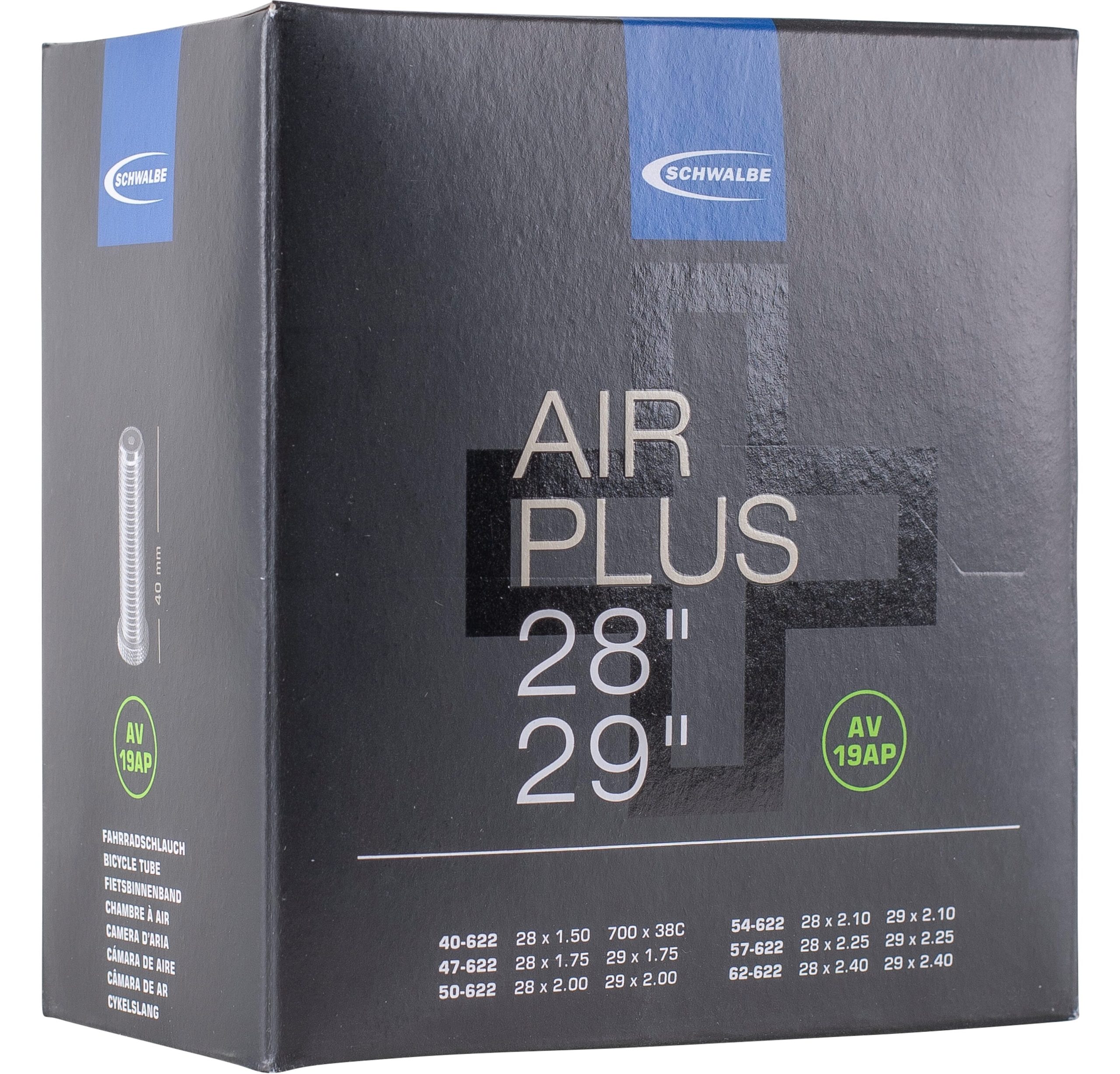 Schwalbe bnb AV19AP Air Plus 28 x 1.50 - 29 x 2.40 av 40mm