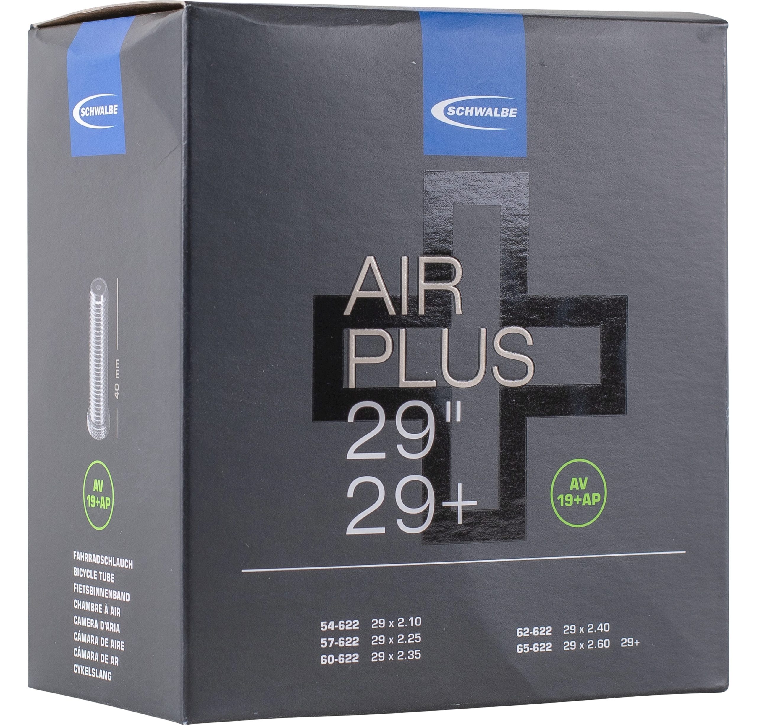 Schwalbe bnb AV19+AP Air Plus 29 x 2.10 - 2.60 av 40mm