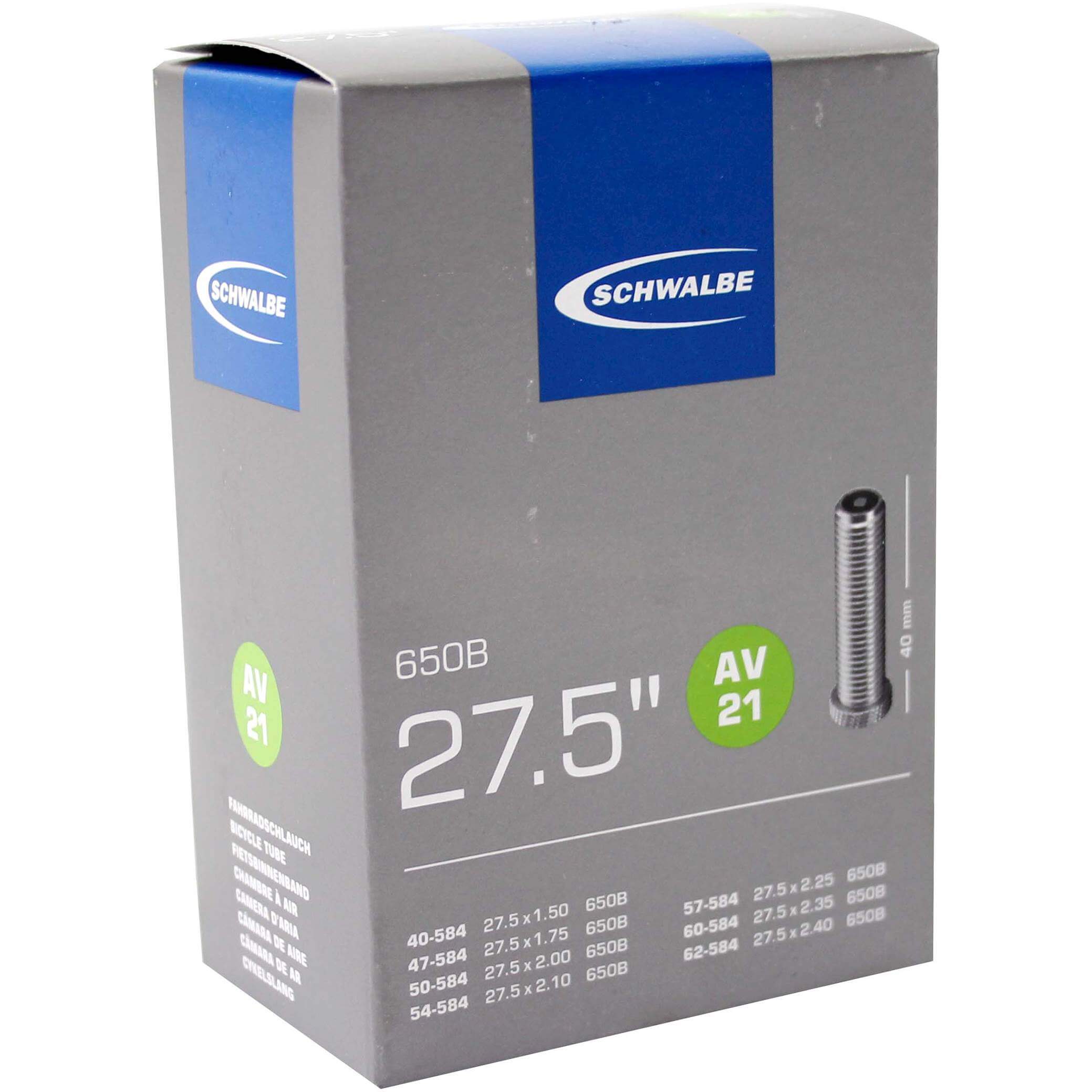 Schwalbe bnb AV21 27.5 x 1.50 - 2.40 av 40mm