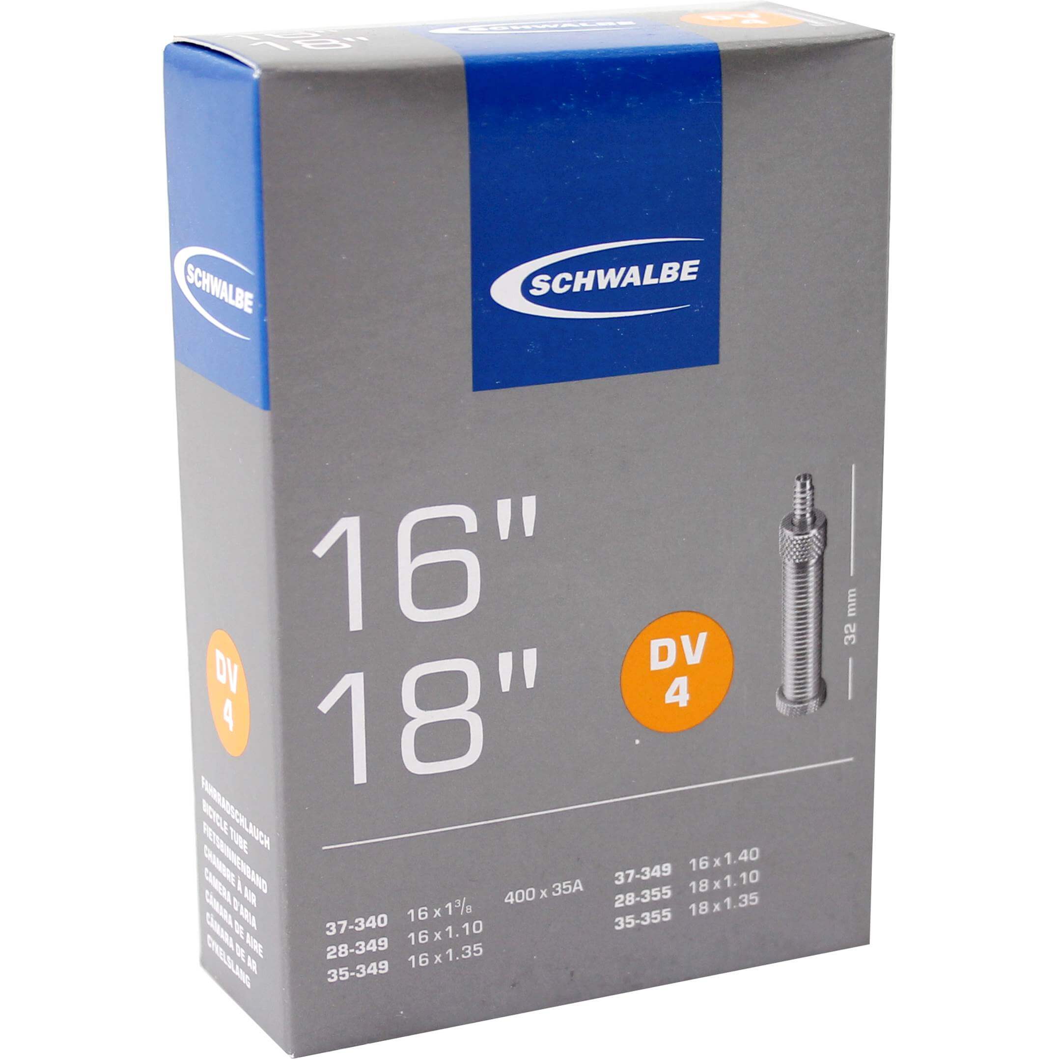 Schwalbe bnb DV4 16 x 1 3/8 - 18 x 1.35 hv 32mm